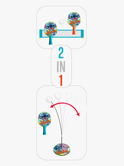 Disney Stitch 2-in-1 Tischtennis-Set