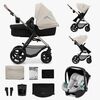 Kinderkraft MOOV 2 3-in-1 Kombikinderwagen, Moonlight Grey