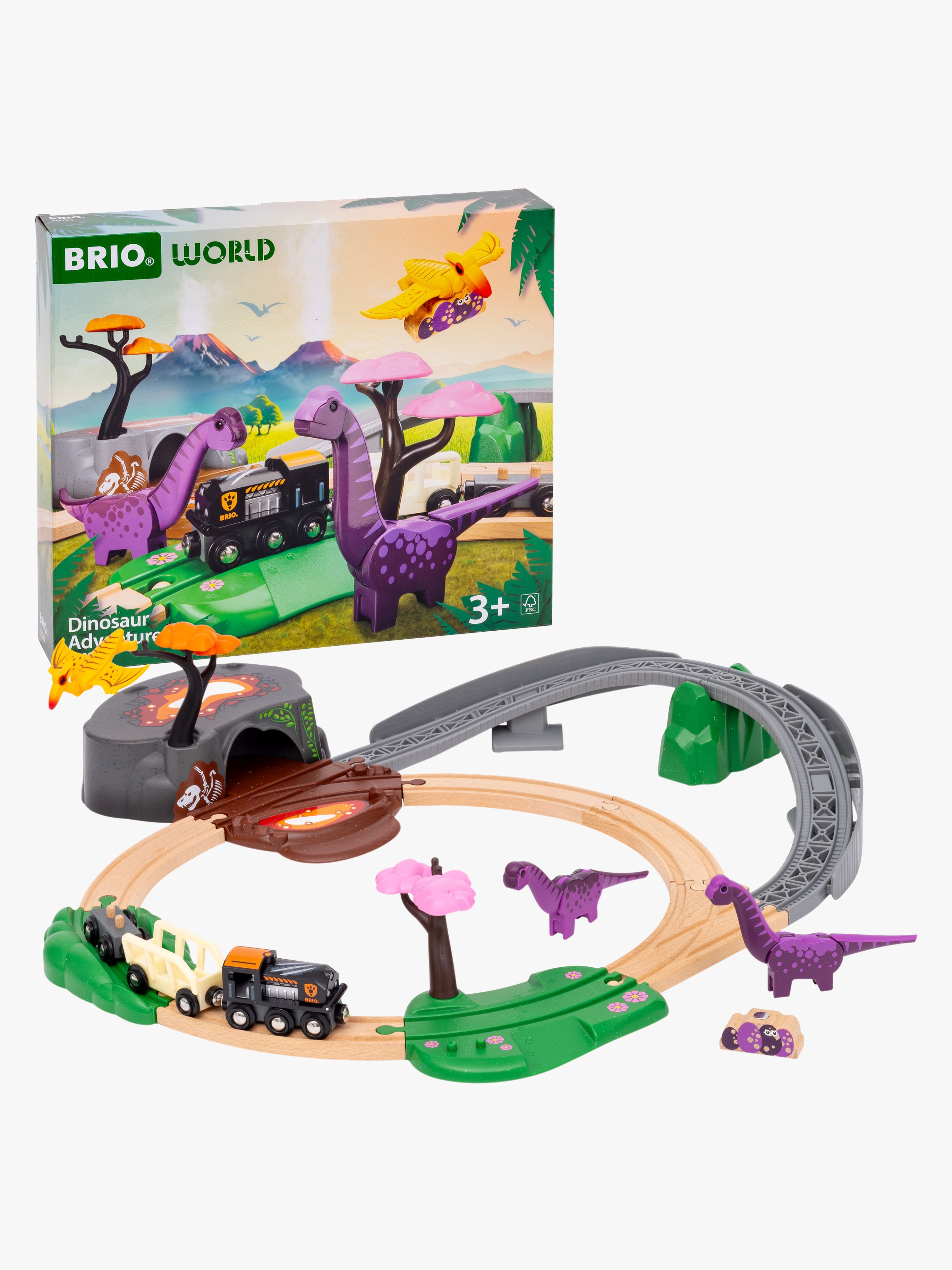 BRIO World 36094 Abenteuerset mit Dinosaurier
