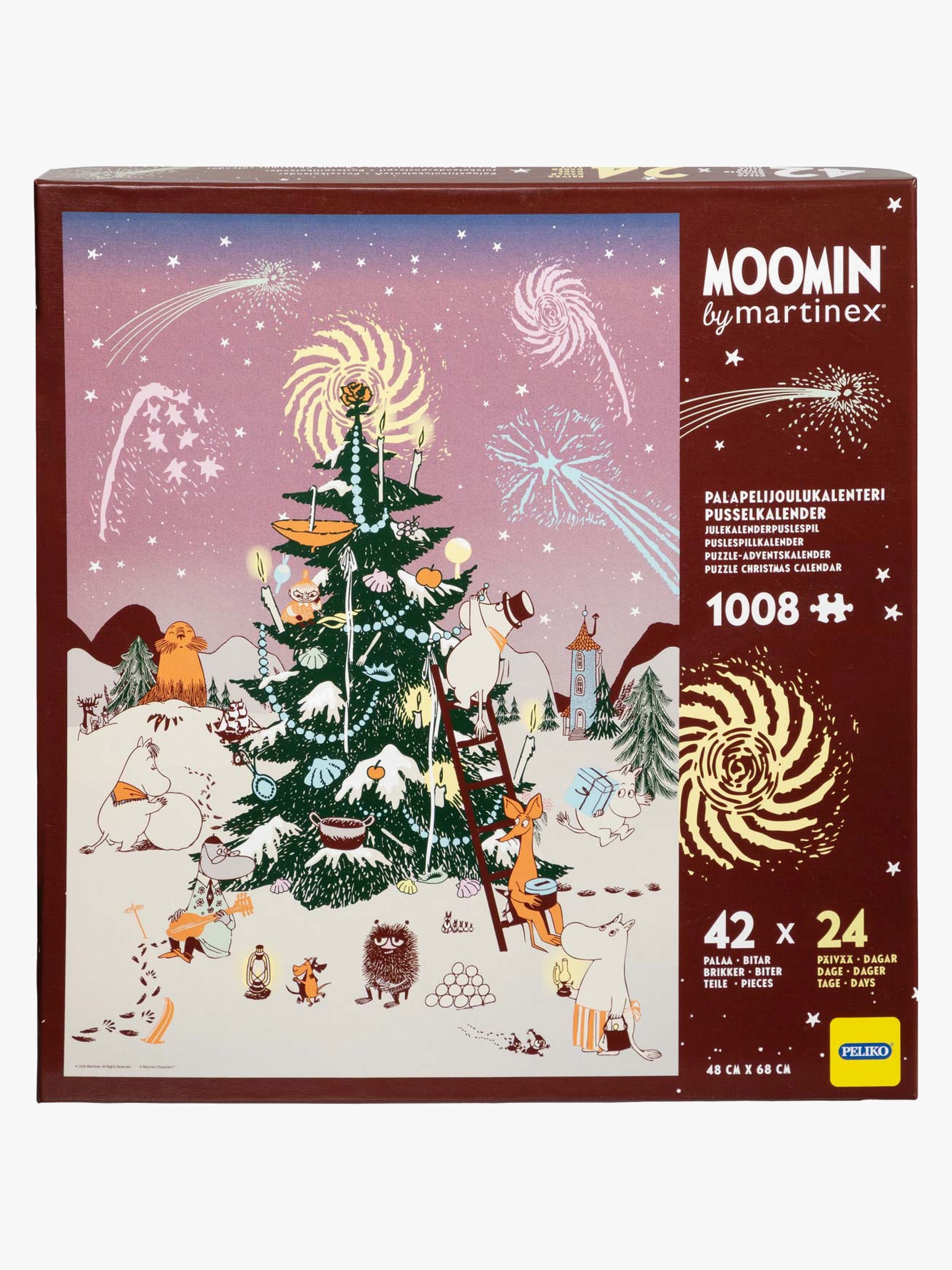 Mumin Puzzle Adventskalender 1008 Teile