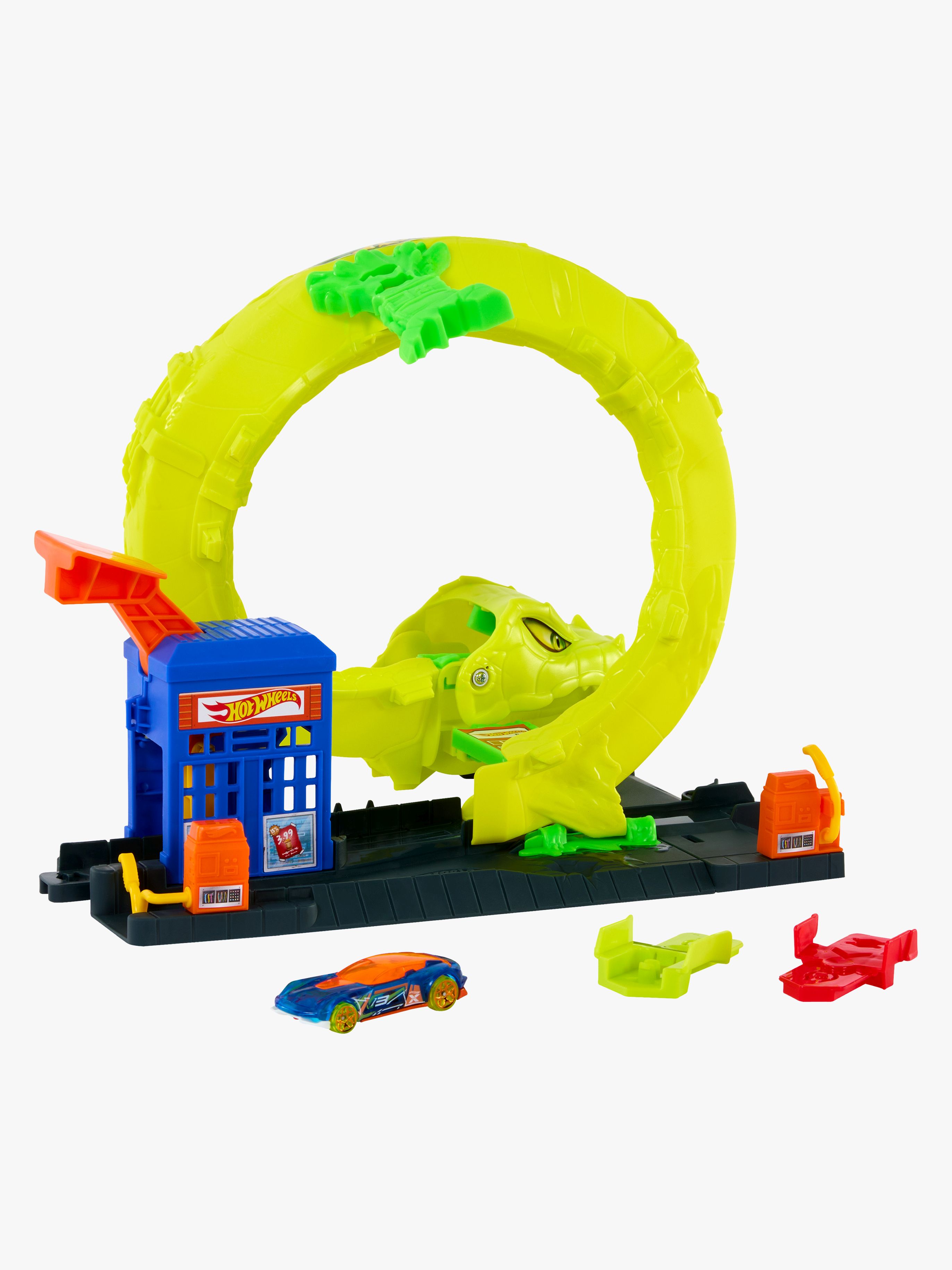 Stunt Tracks Corkscrew Jump Champion Spielset