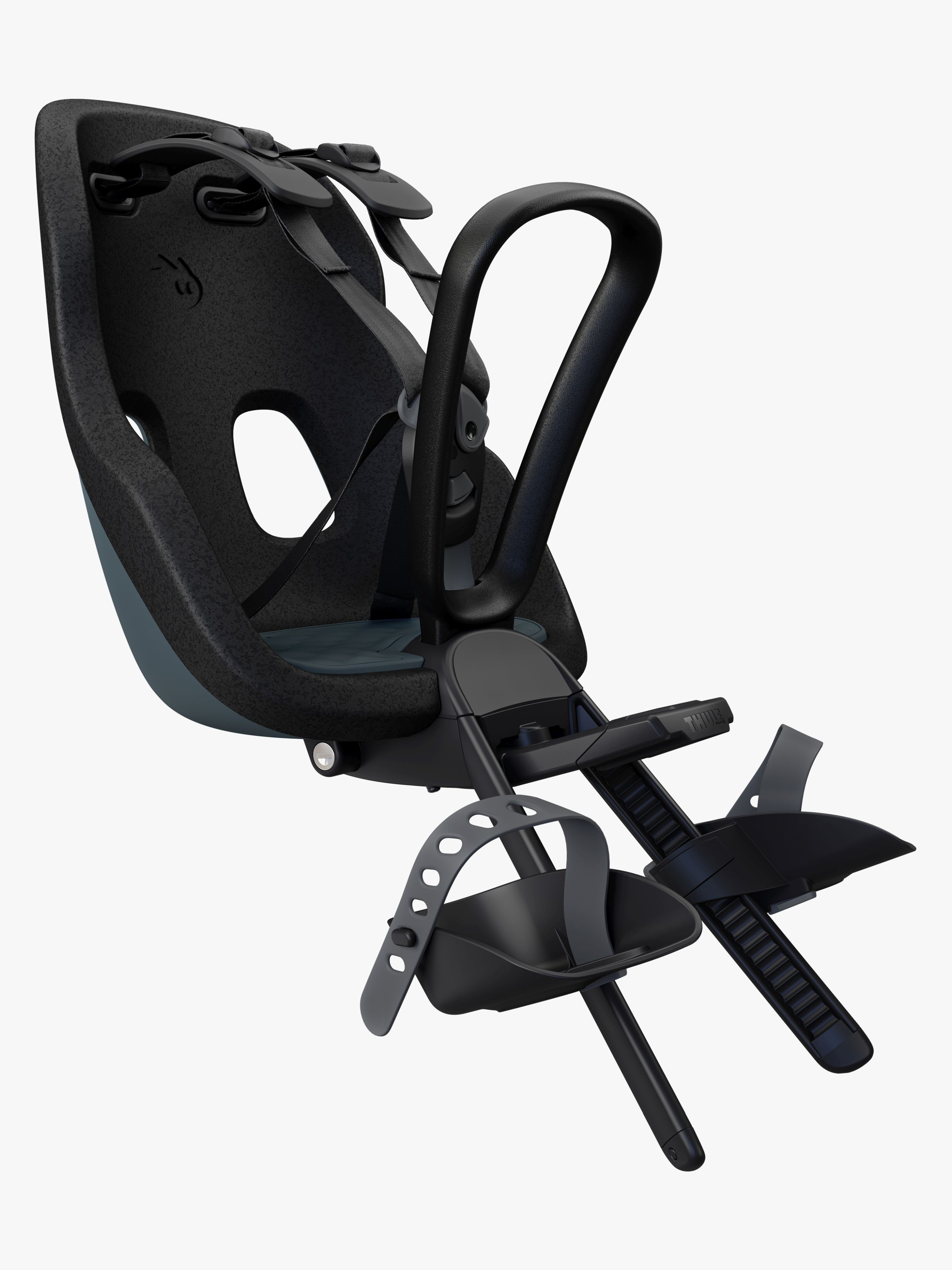 Yepp Nexxt 2 Mini Front Mount Fahrradsitz, Dark Slate
