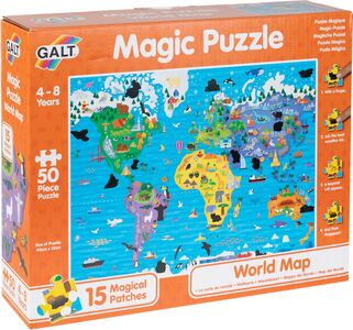 Galt Magisches Puzzle Weltkarte 50 Teile