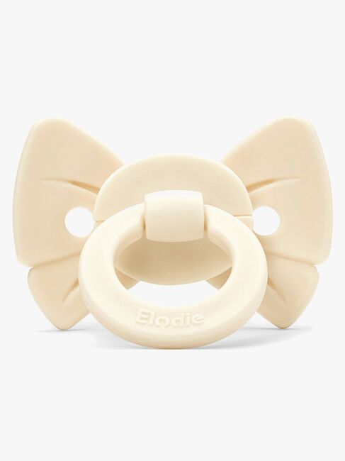 Elodie Binky Bow Schnuller 3+, Oat White