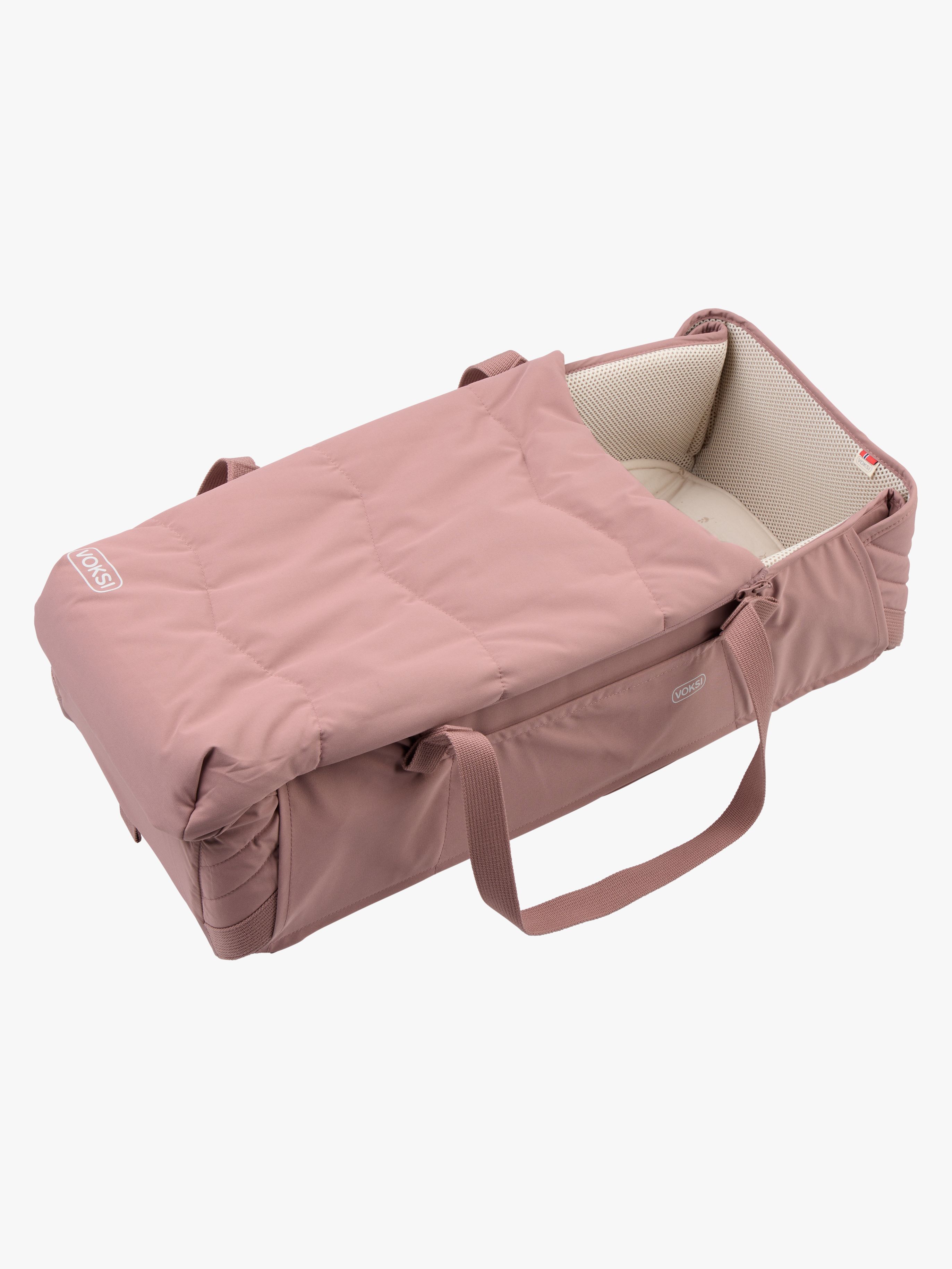 Voksi Carry Me Babytragetasche, Blush Pink Leaf