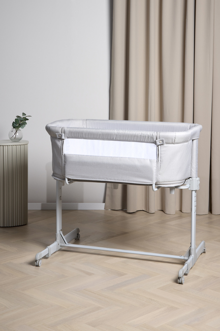 Beemoo CARE 2-in-1 Beistellbett & Laufgitter, Light Grey