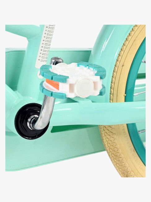 Volare Excellent Fahrrad mit Korb 14 Zoll, Grün