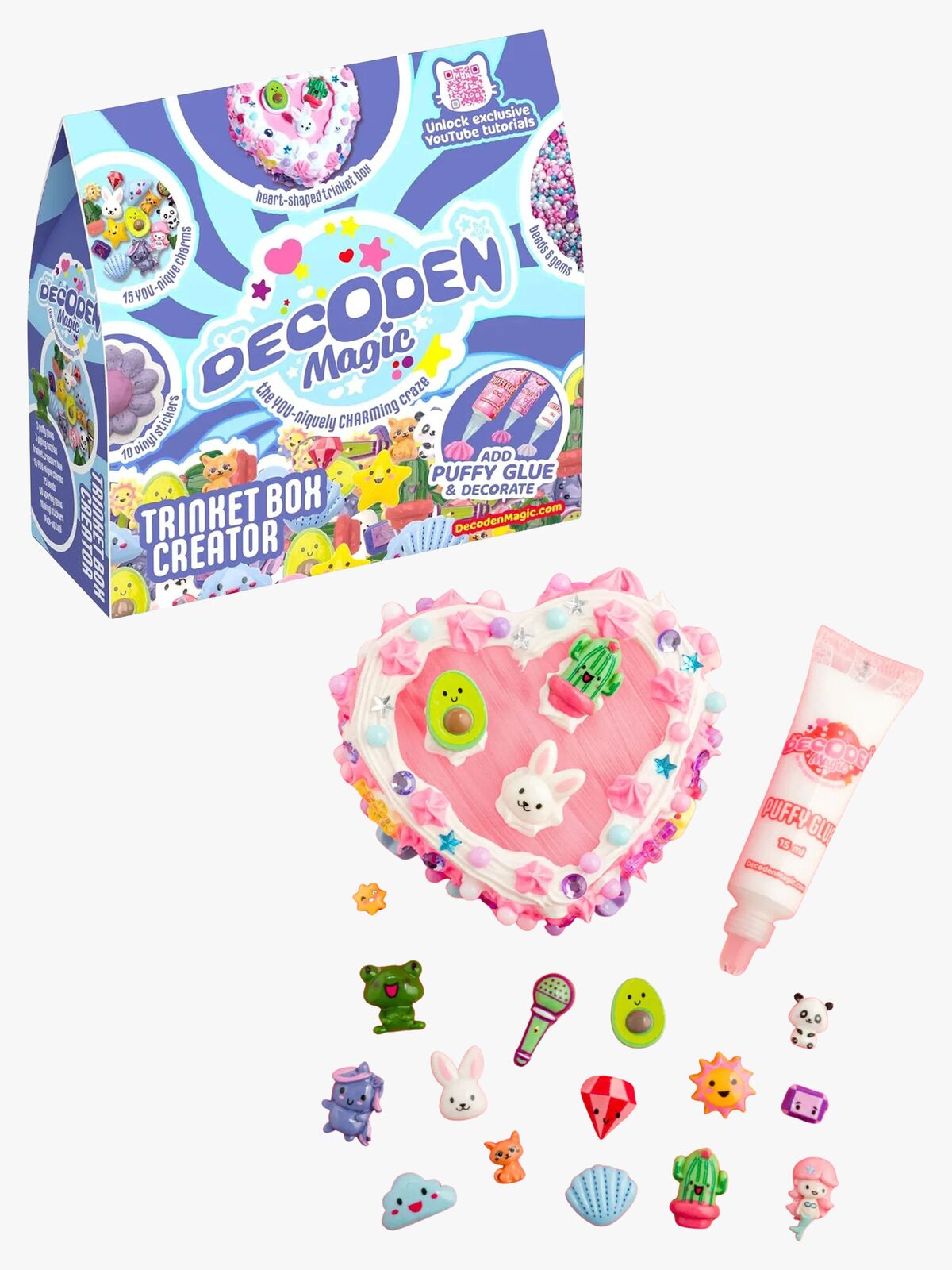 Decoden Magic Classic Bastelset Herzförmige Box