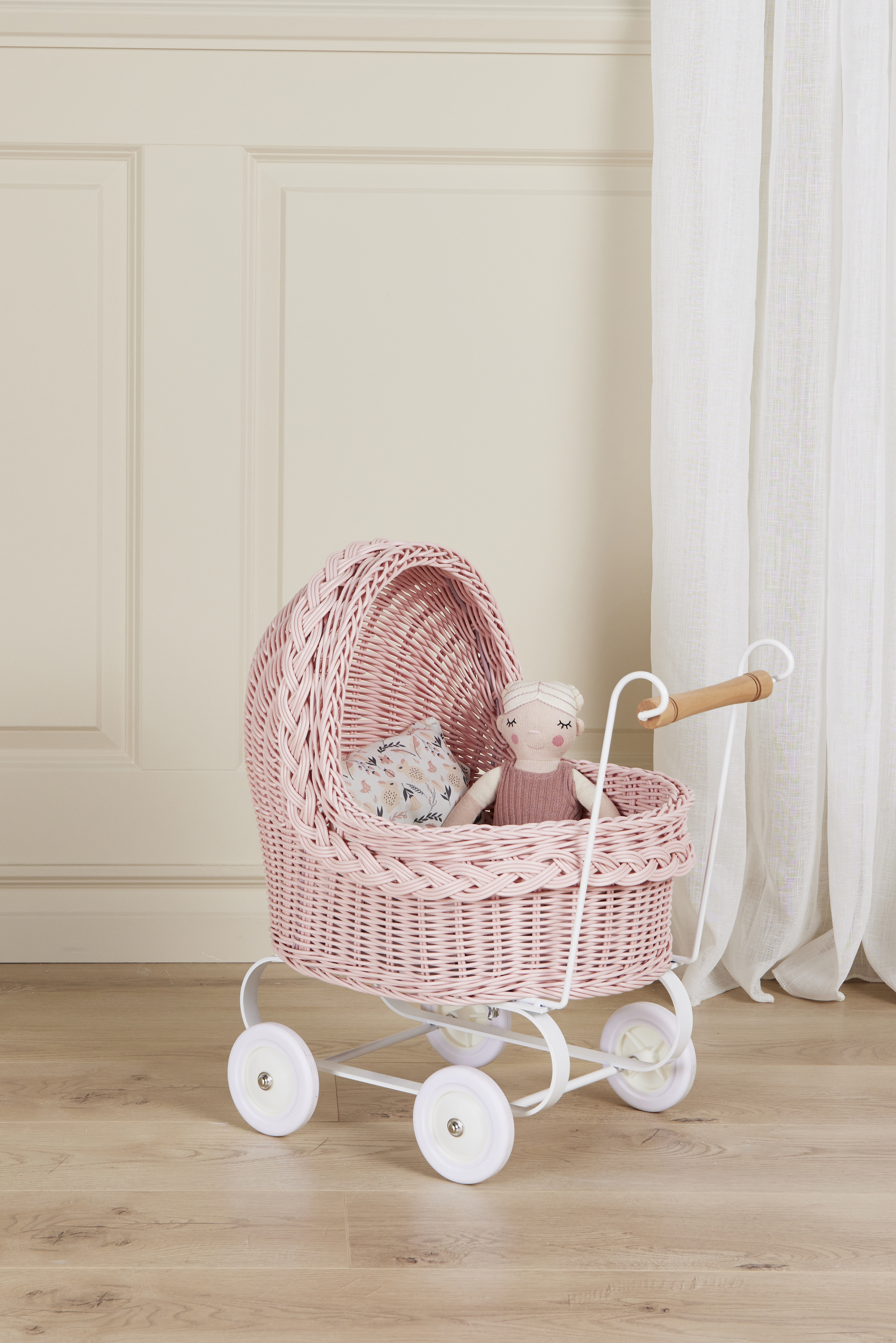 Alice &  Fox Puppenwagen, Hellrosa