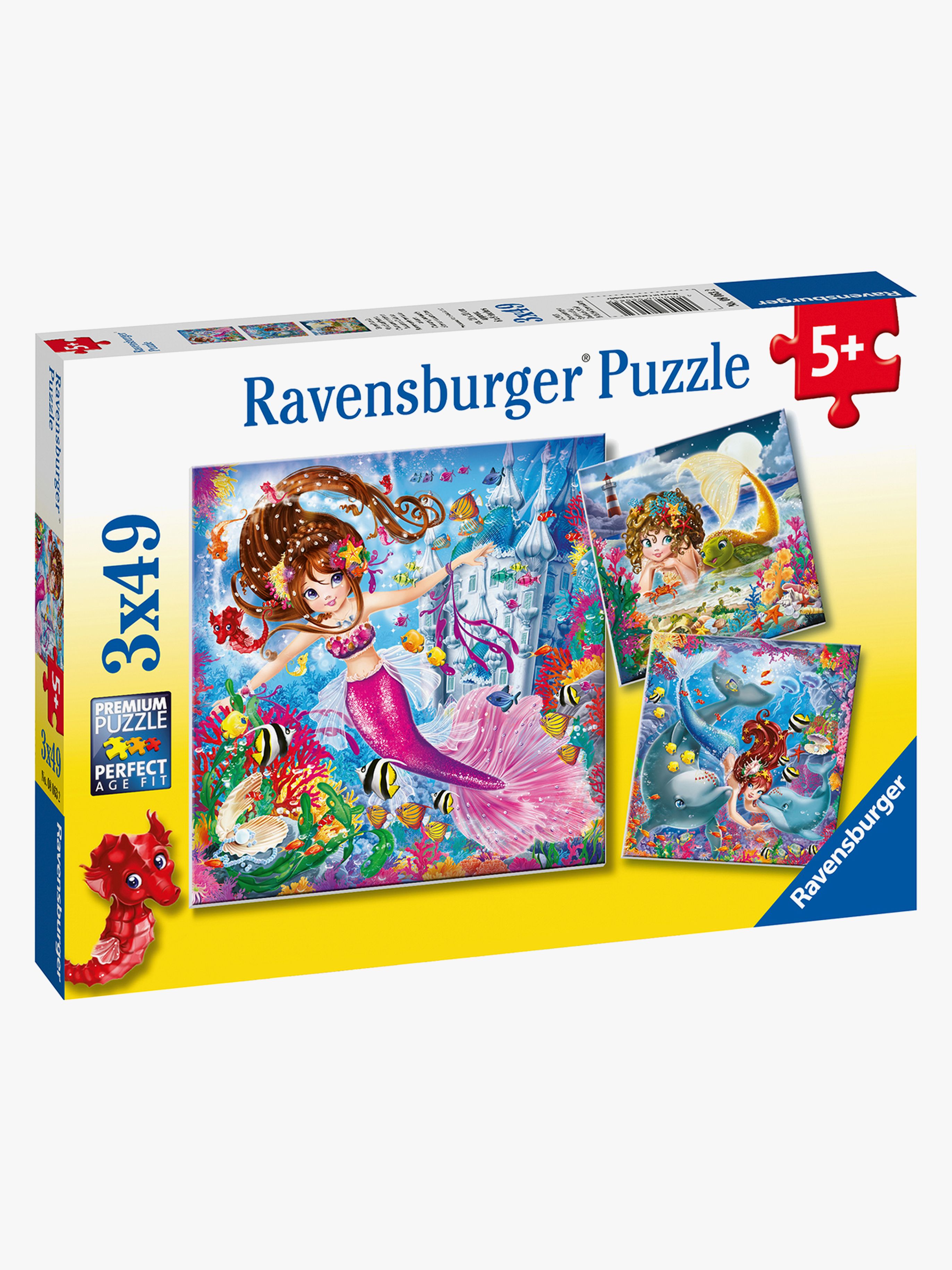Ravensburger Puzzle Bezaubernde Meerjungfrauen 3x49 Teile