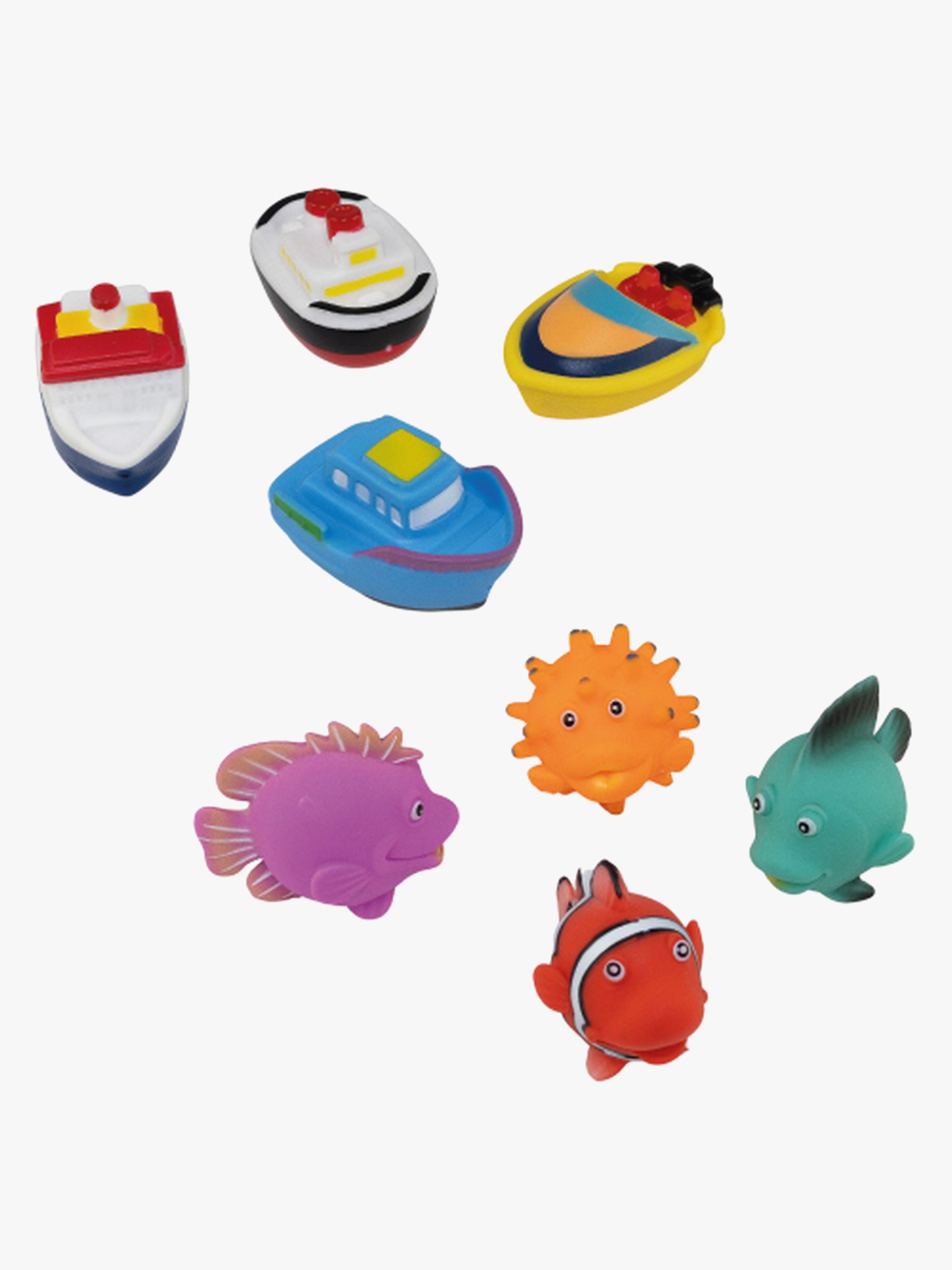 Rätt Start Seefahrt und Korallenfische Badespielzeug 8er-Pack