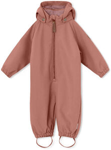 MINI A TURE Arno Softshell-Overall, Wood Rose