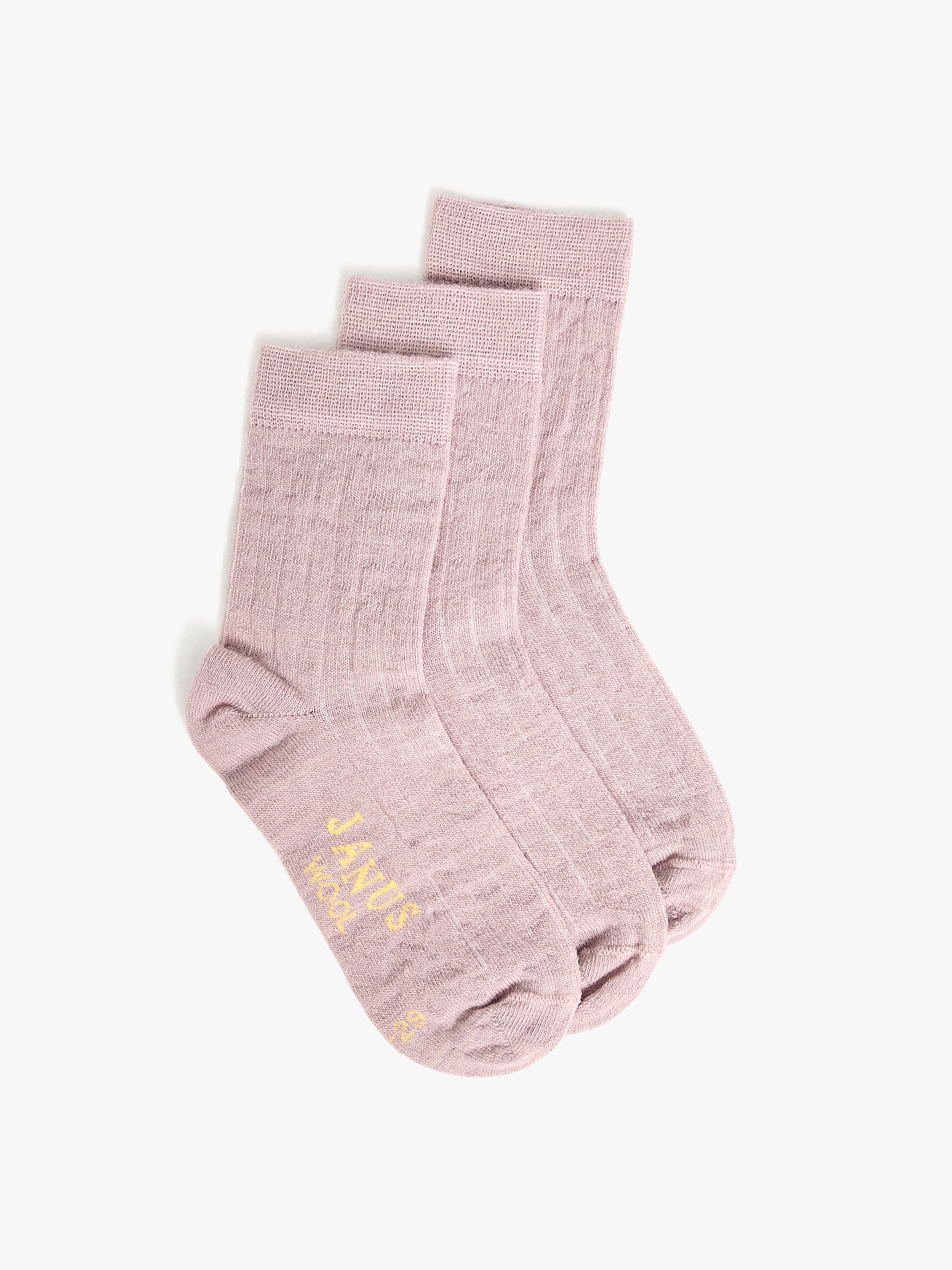 Janus Dünne Socken 3er-Pack, Pink, 30-34