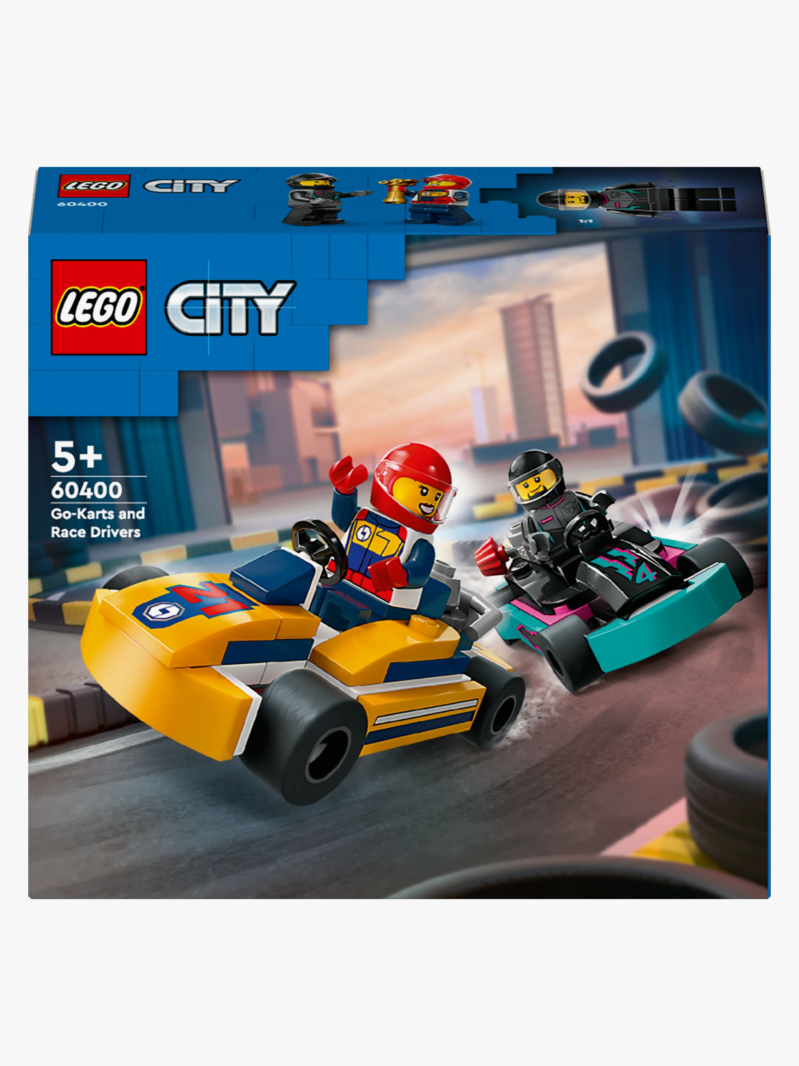City 60400 Go-Karts mit Rennfahrern
