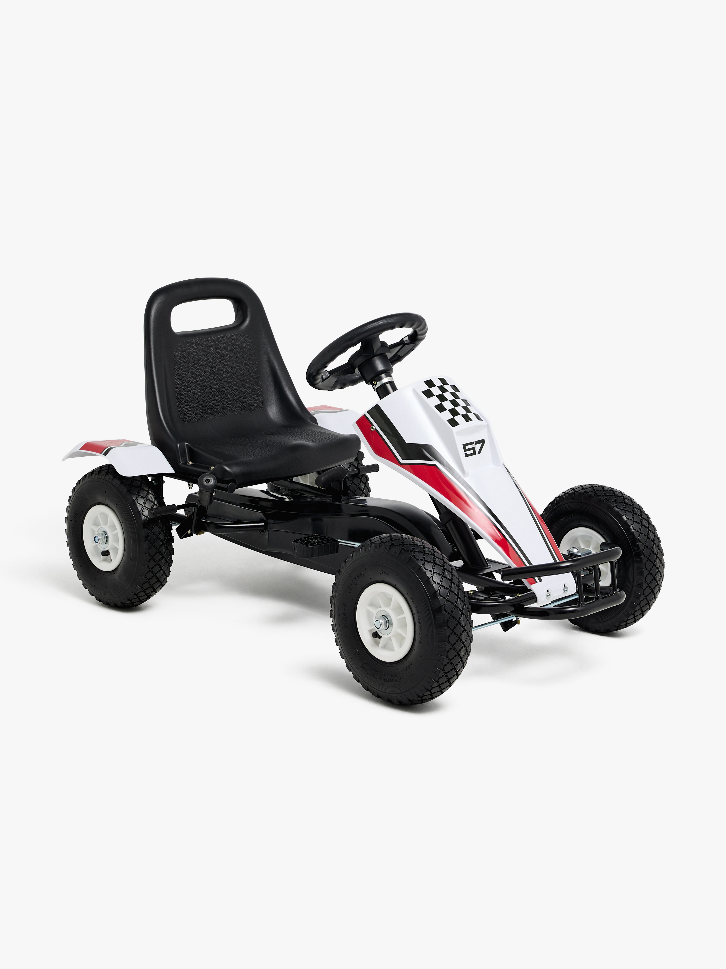 Pedal-Go-Kart, Weiß