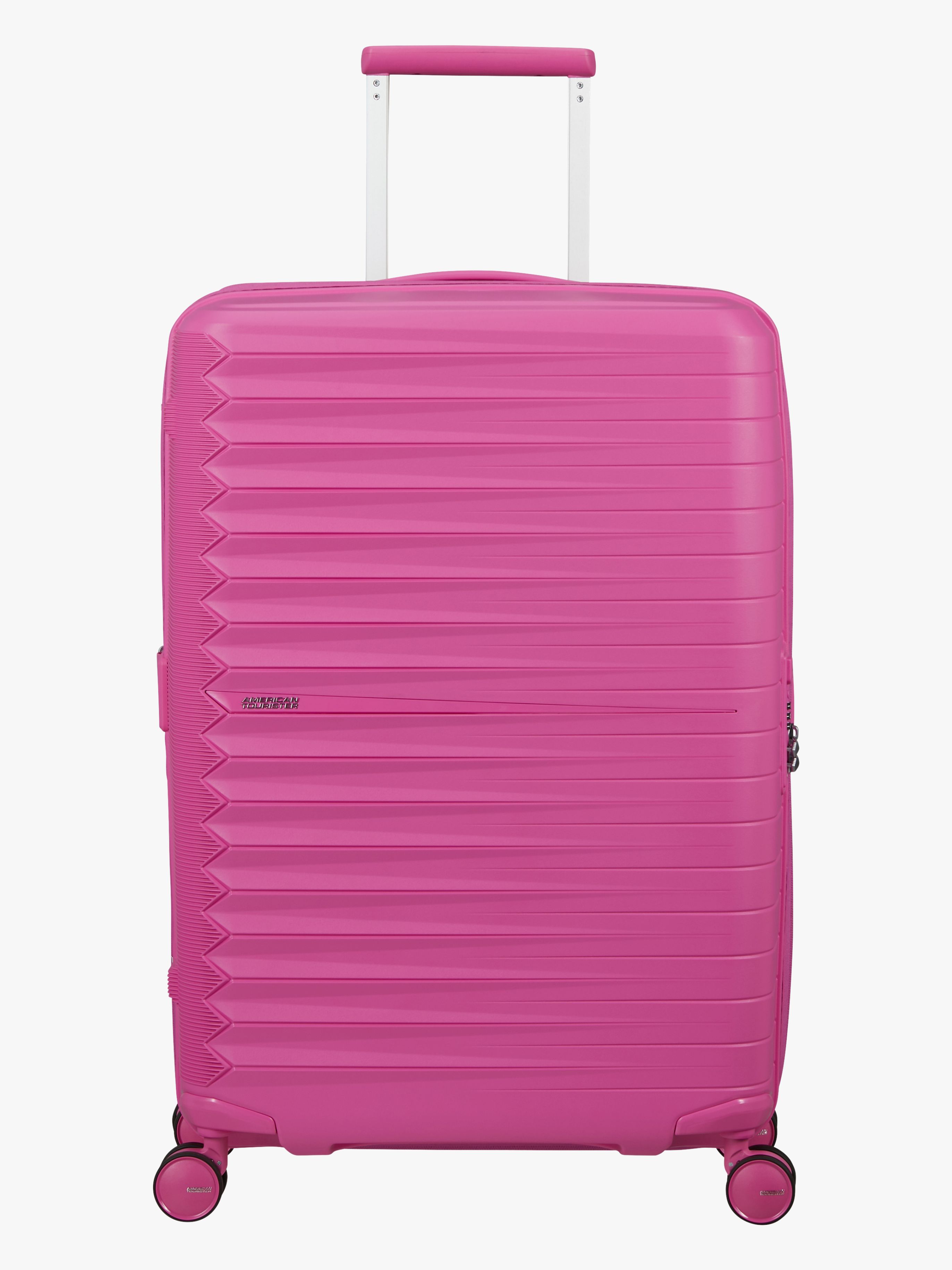 American Tourister FastForward Spinner Koffer 67-77L, Electric Fuchsia