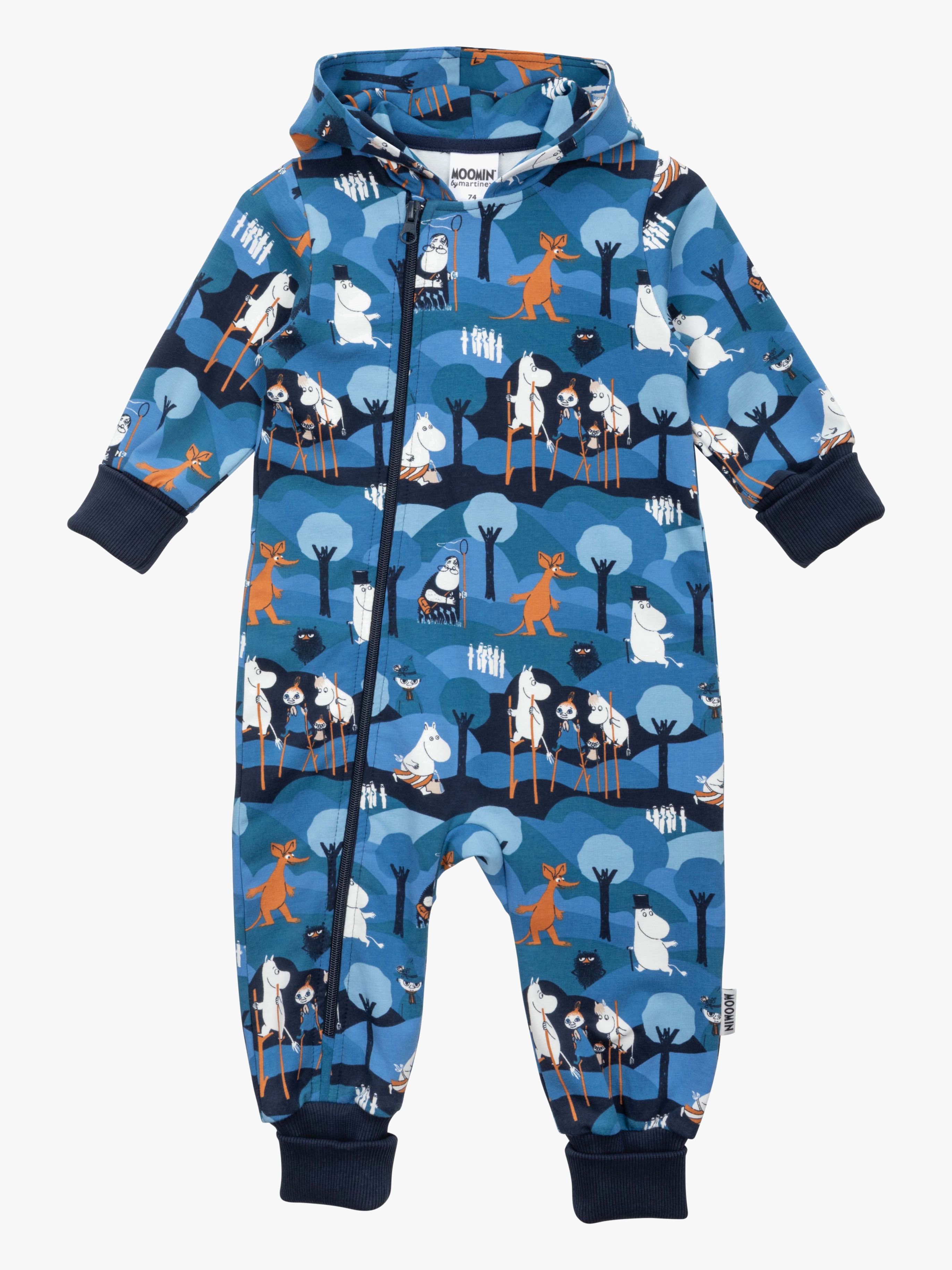 Moomin by Martinex Abenteuer Overall Baby, Blau, 86
