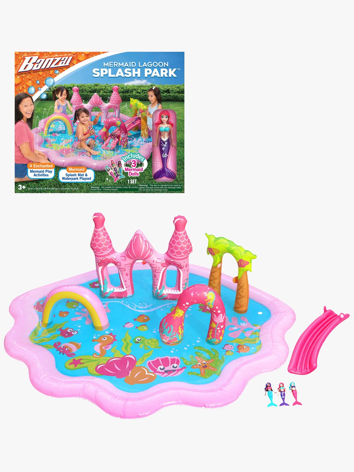 Banzai Wasserpark mit Meerjungfrauen-Puppen