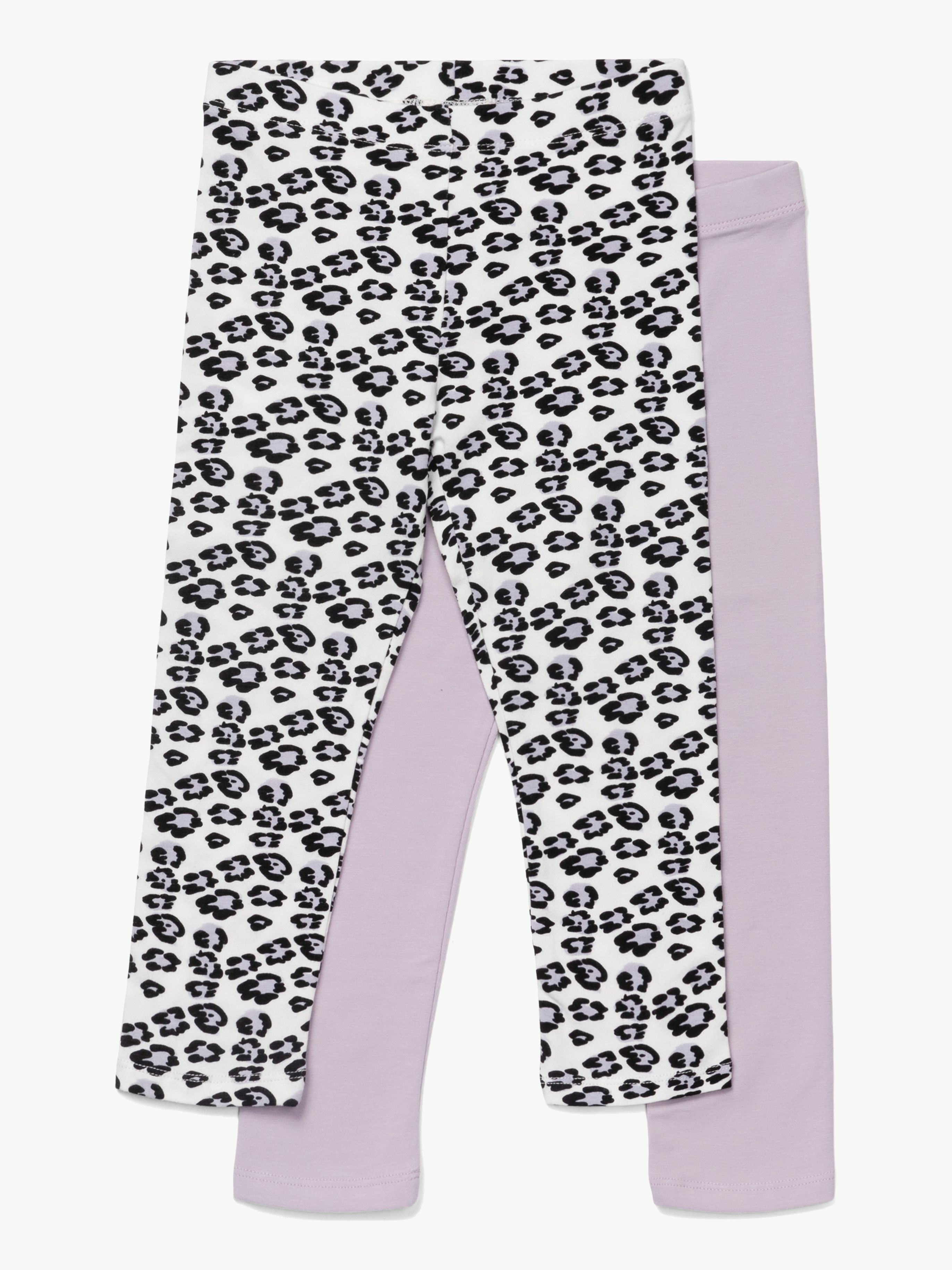 Luca &  Lola Alberta ¾ Leggings 2er-Pack, Purple/White 122-128