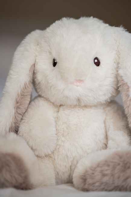 Teddykompaniet Plüschspielzeug Mocca Kaninchen 34 cm, Creme