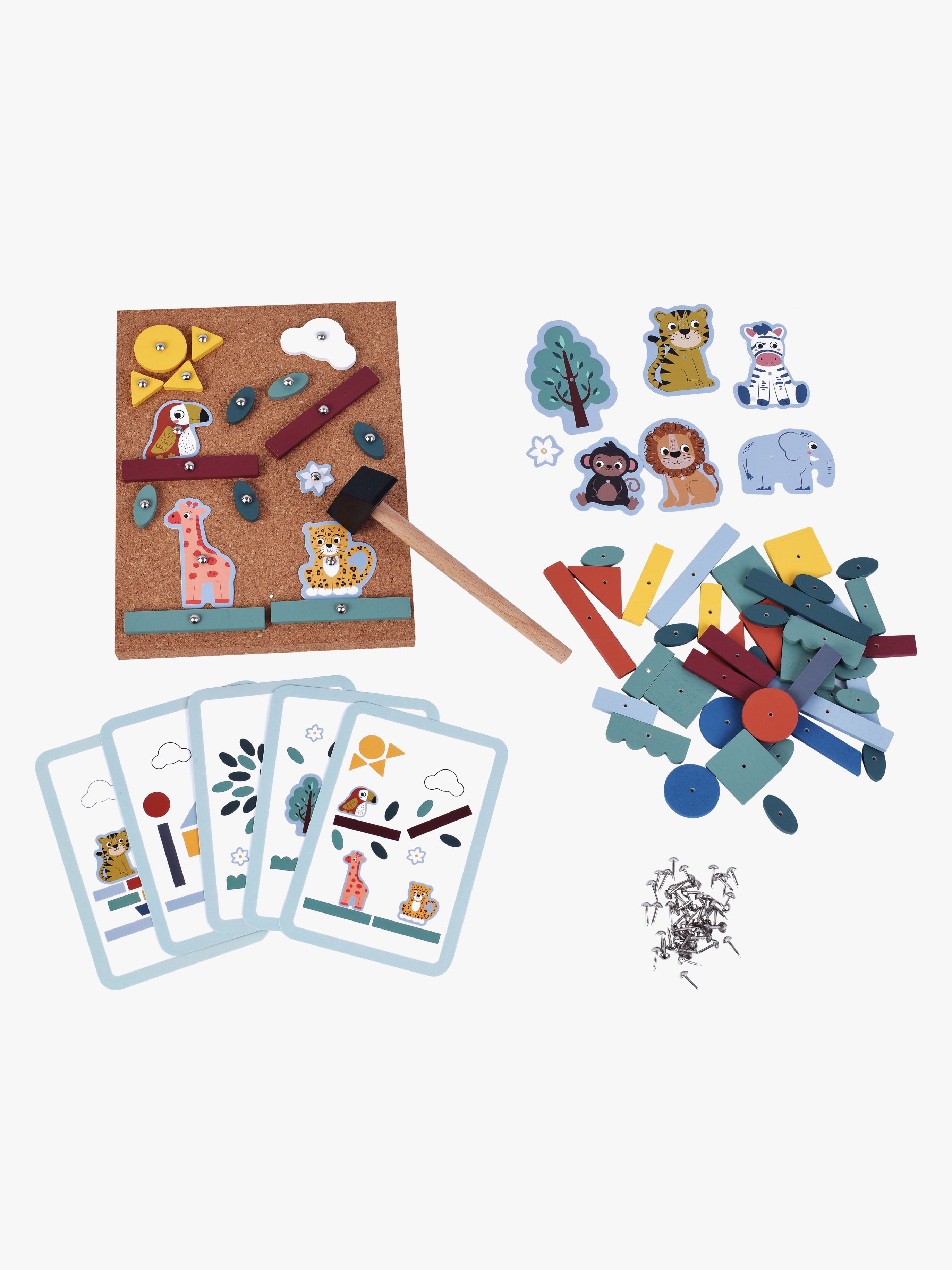 Hammer-und-Nagel-Spiel Dschungel