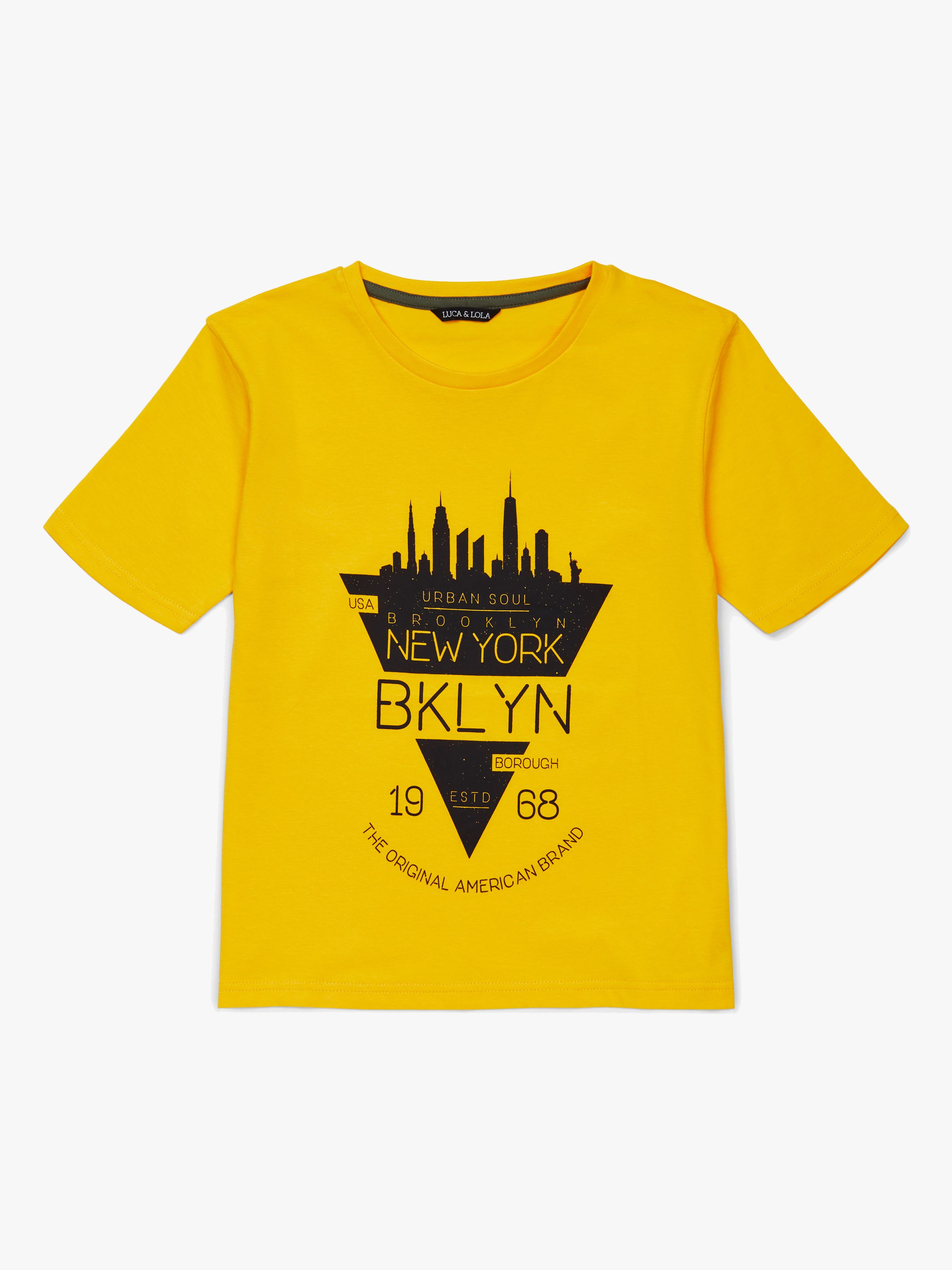 Gioele T-Shirt, Gelb 86-92