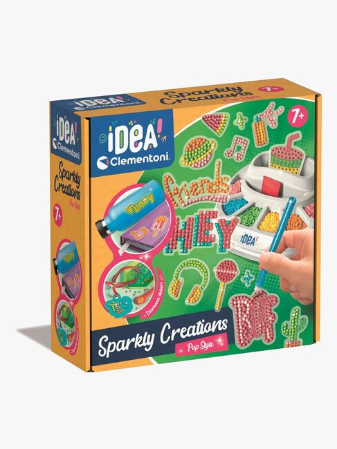 Clementoni Idea! Bastelset Sparkly Creations Pop Style