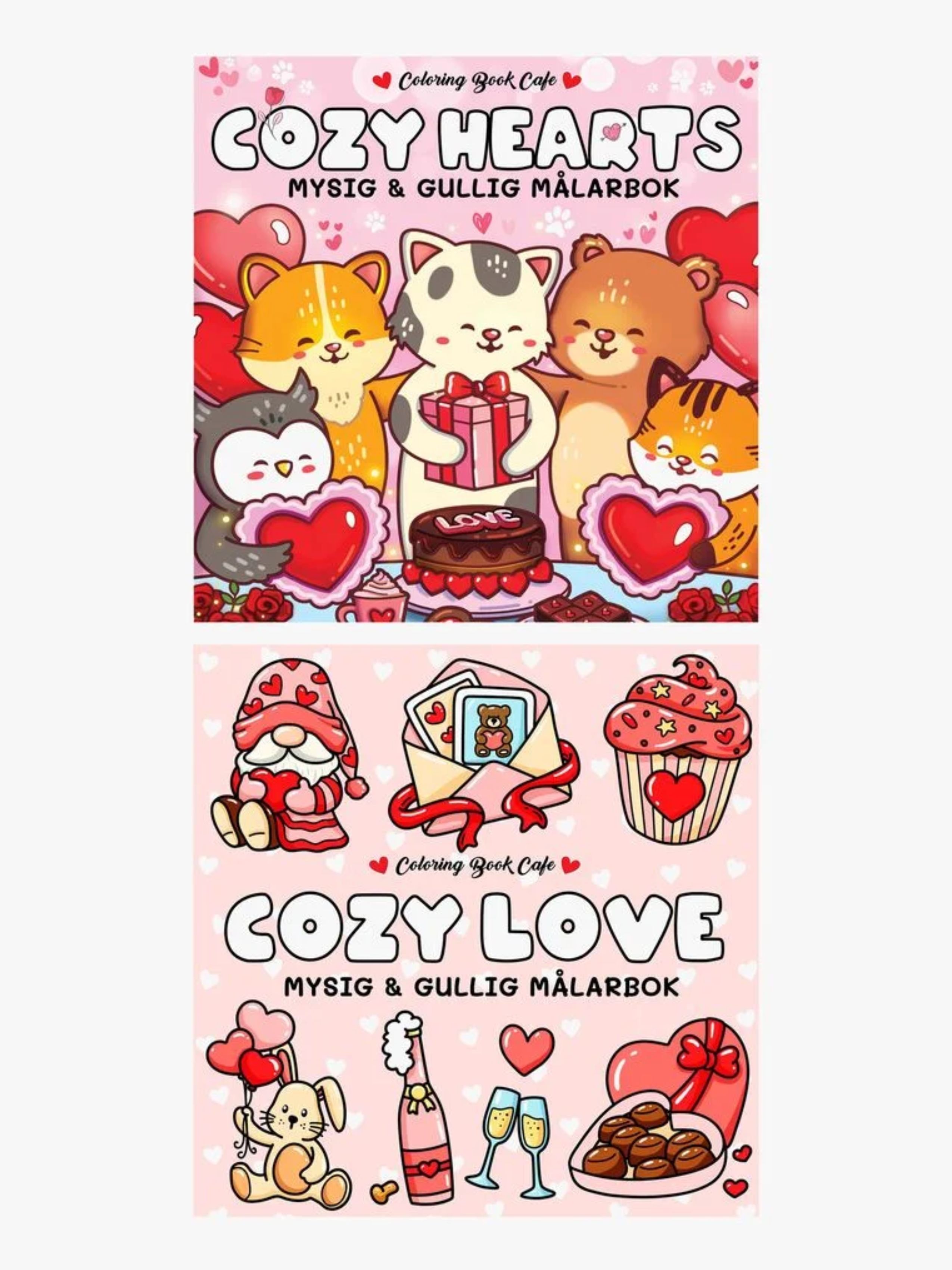 Cozy Malbuch-Paket Hearts
