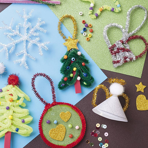 Creativ Company DIY Kreativset Farbenfrohes Weihnachten