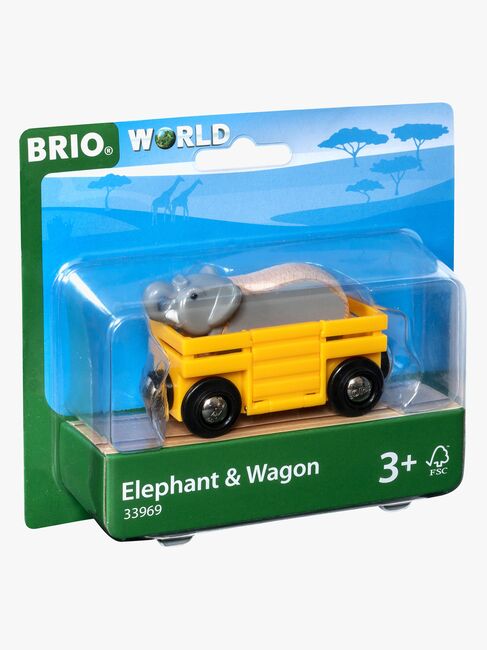 BRIO World 33969 Elefant und Wagen