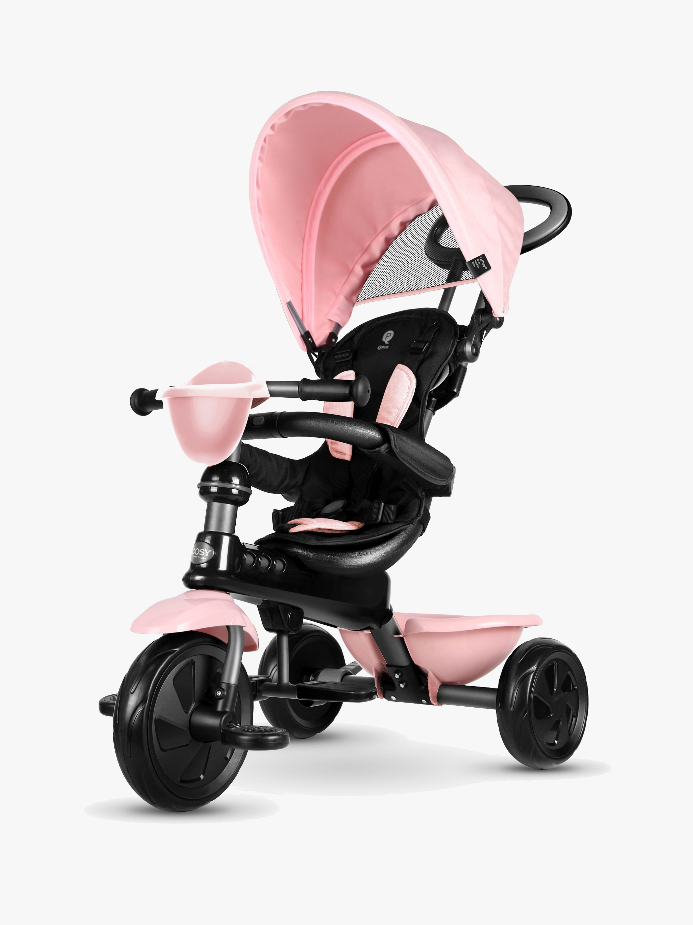 QPlay Cosy 4-in-1 Dreirad, Rosa