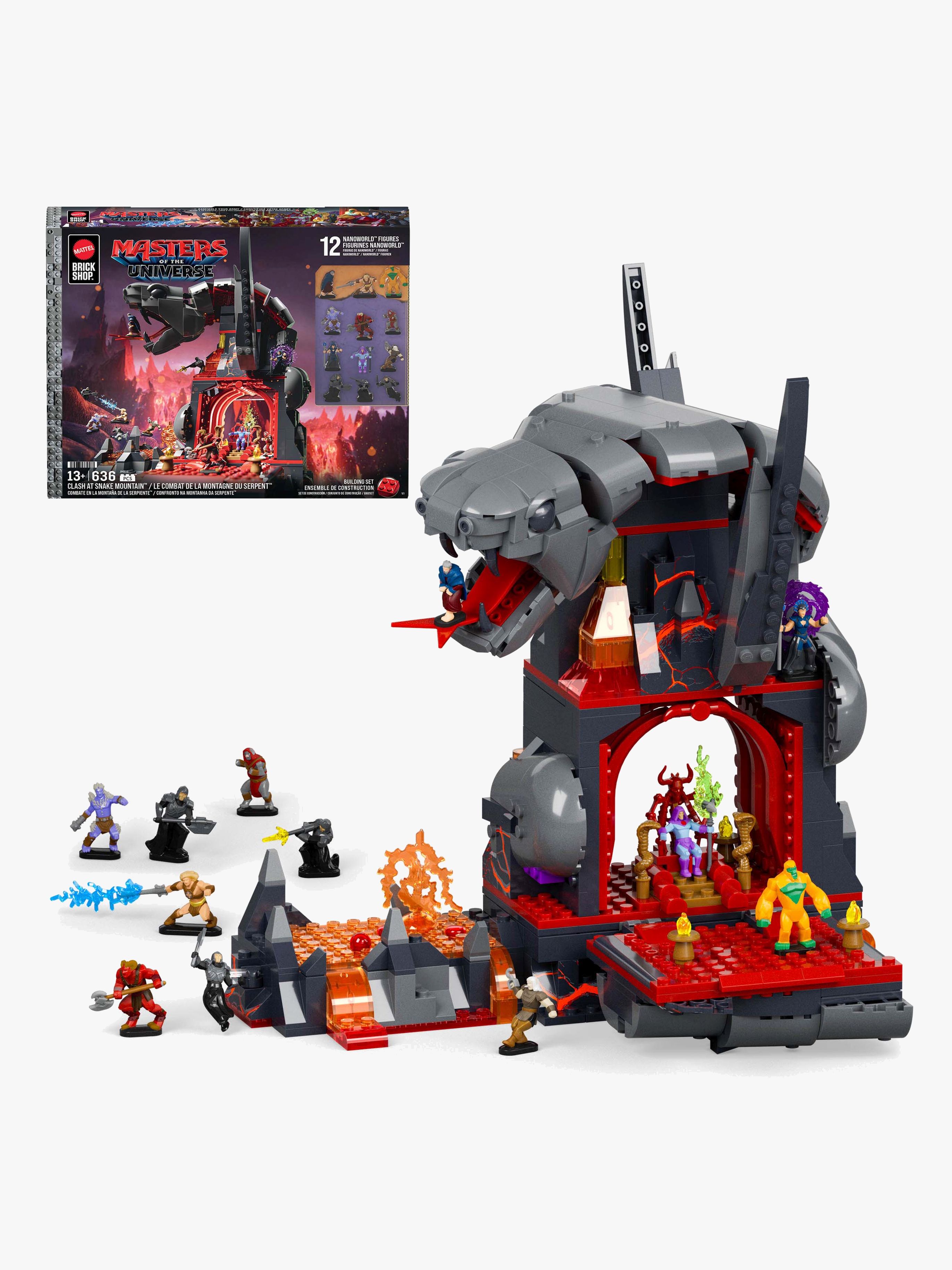Mattel Brick Shop Masters Of The Universe Bauset Reptil