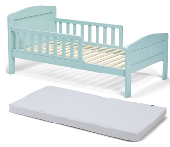 JLY Dream Kinderbett mit BabyMatex Soft Plus 70x140, Grün