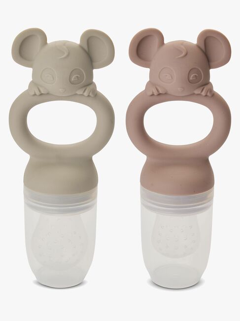 nuuroo Lauge Fruchtsauger 2er-Pack, Woodrose/Cobblestone