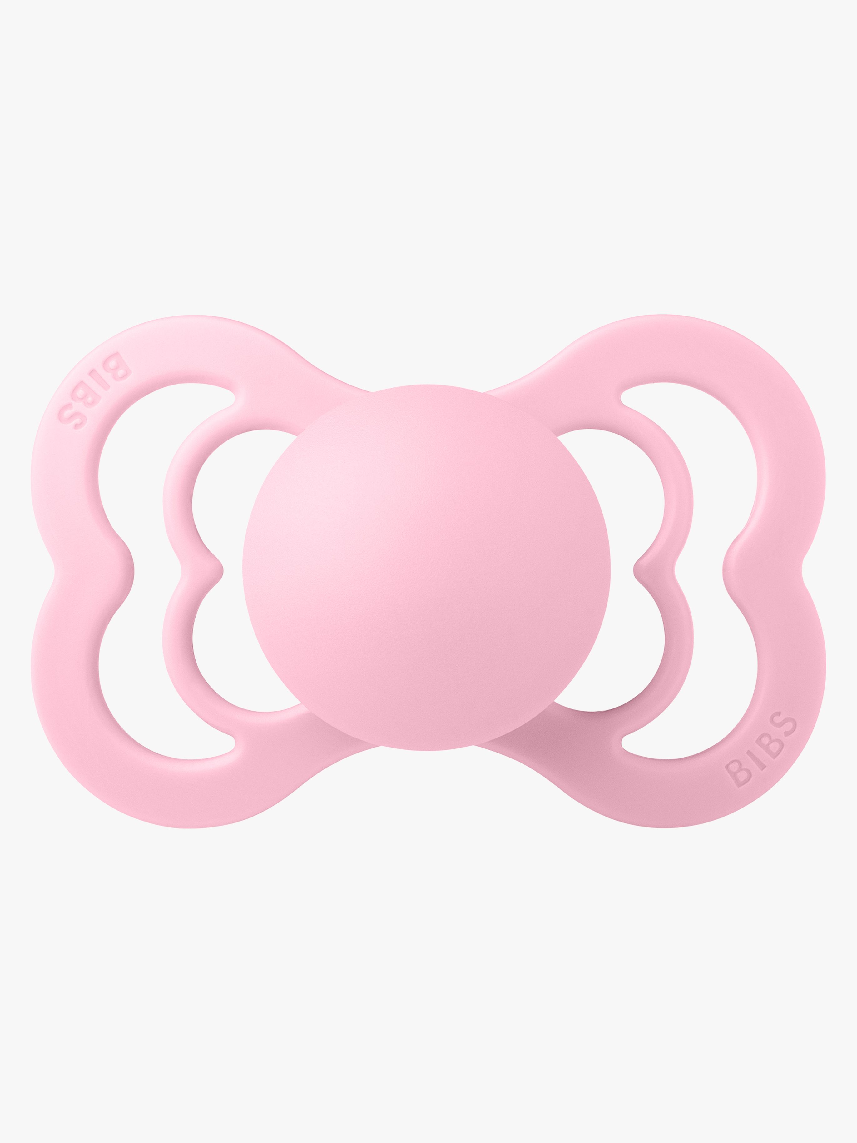 BIBS Supreme Schnuller Silikon Gr. 2, Baby Pink