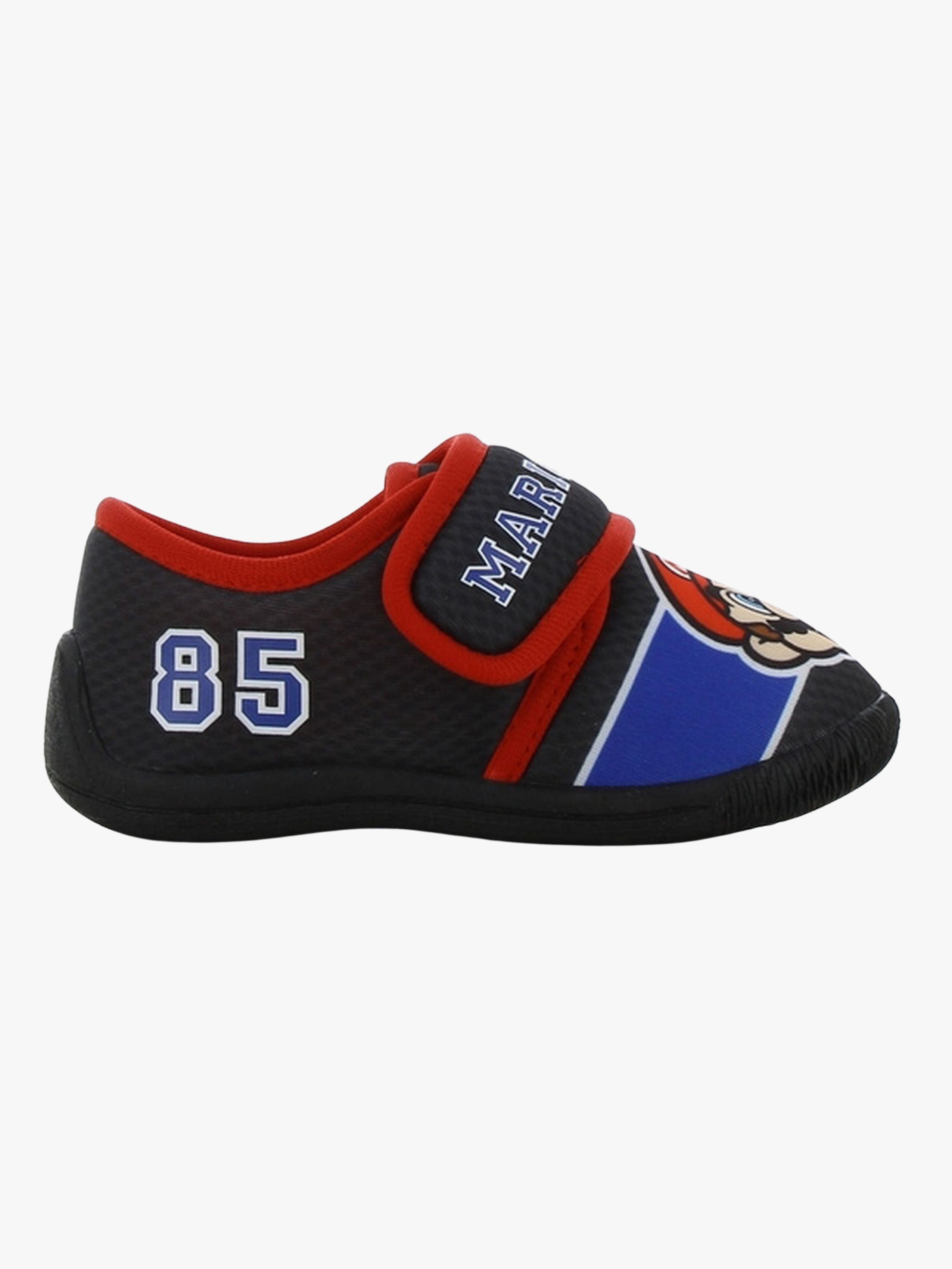 Super Mario Hausschuhe, Black/Red, 32