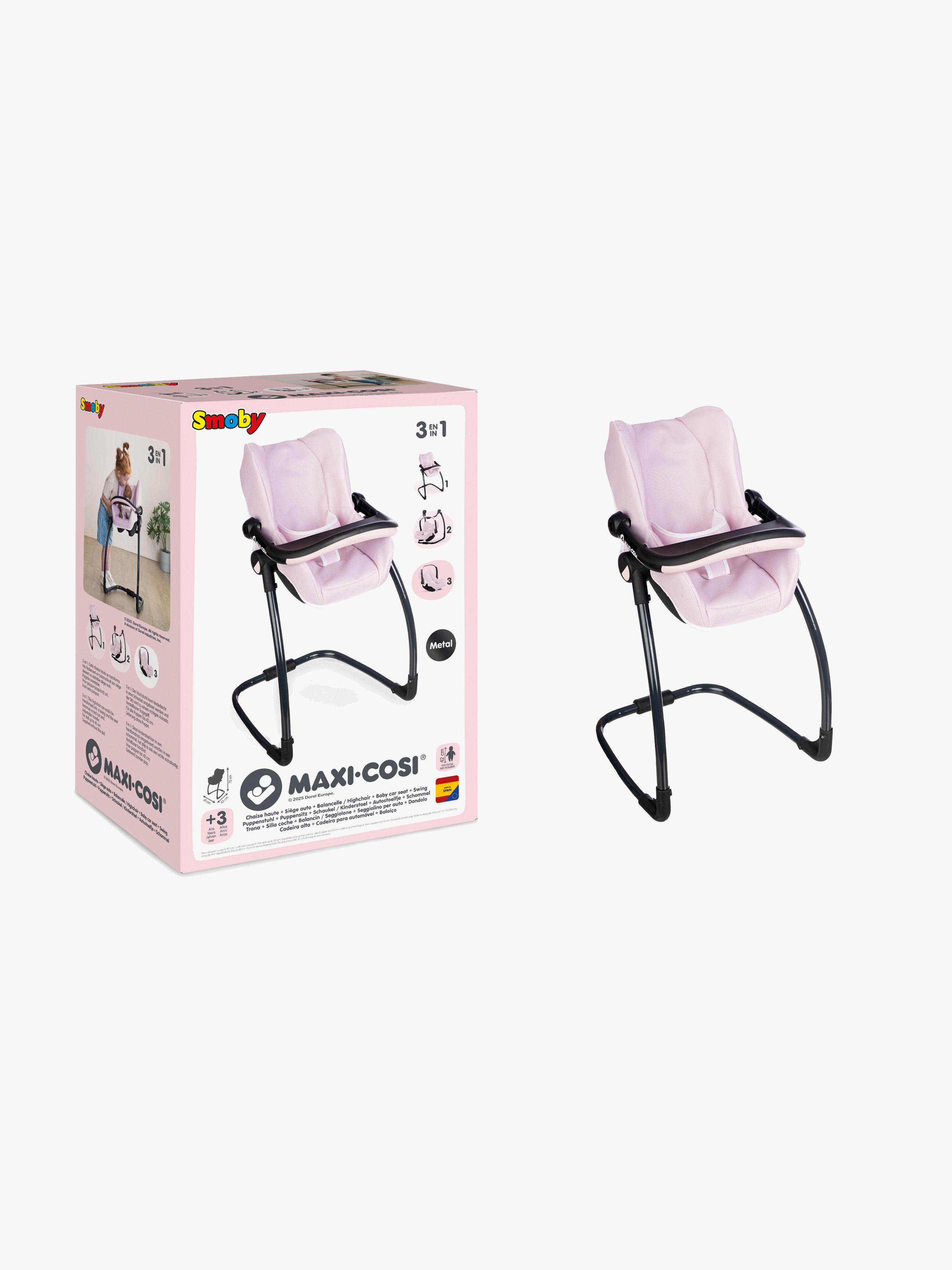 MAXI-COSI Puppenhochstuhl 3-in-1, Rosa