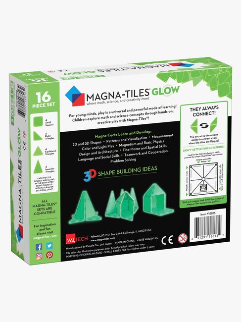 MAGNA-TILES Glow Bausatz 16 Teile