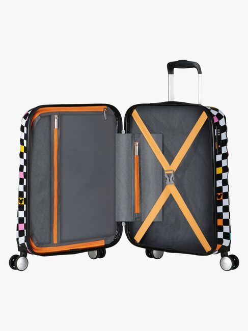 American Tourister Wavebreaker Disney Spinner Koffer 35L, Mickey Check