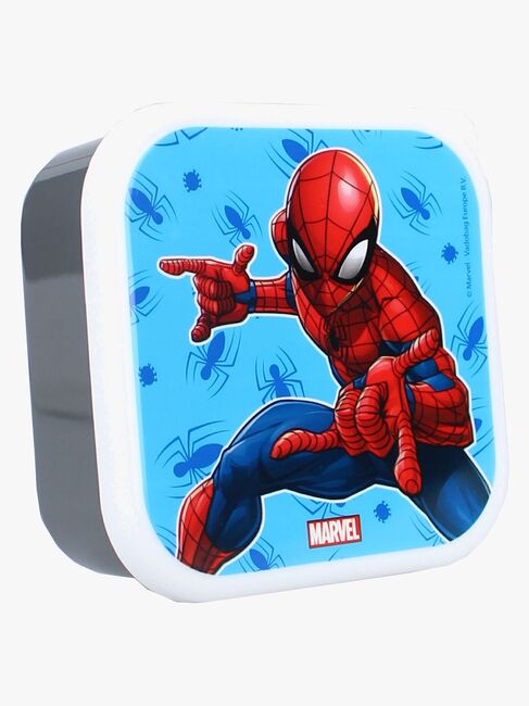 Marvel Spider-Man 3 in 1 Snackbox Let's Eat!, Marineblau