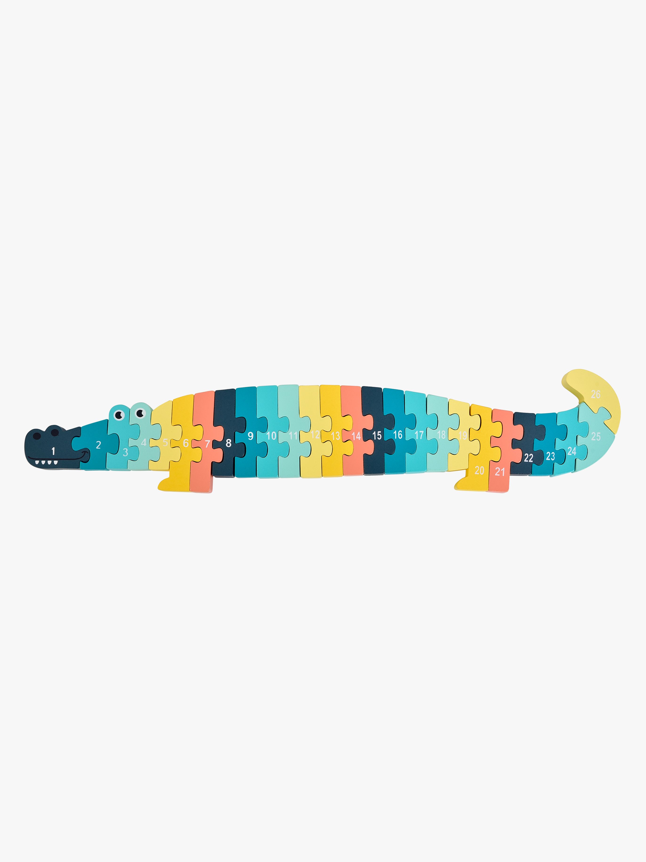 Kinder and Kids Puzzle Krokodil A-Z &  1-26