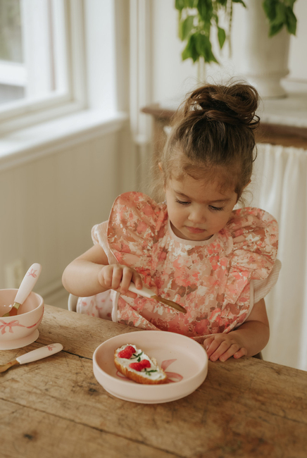 Elodie Teller Set Silikon, Rosy Bow