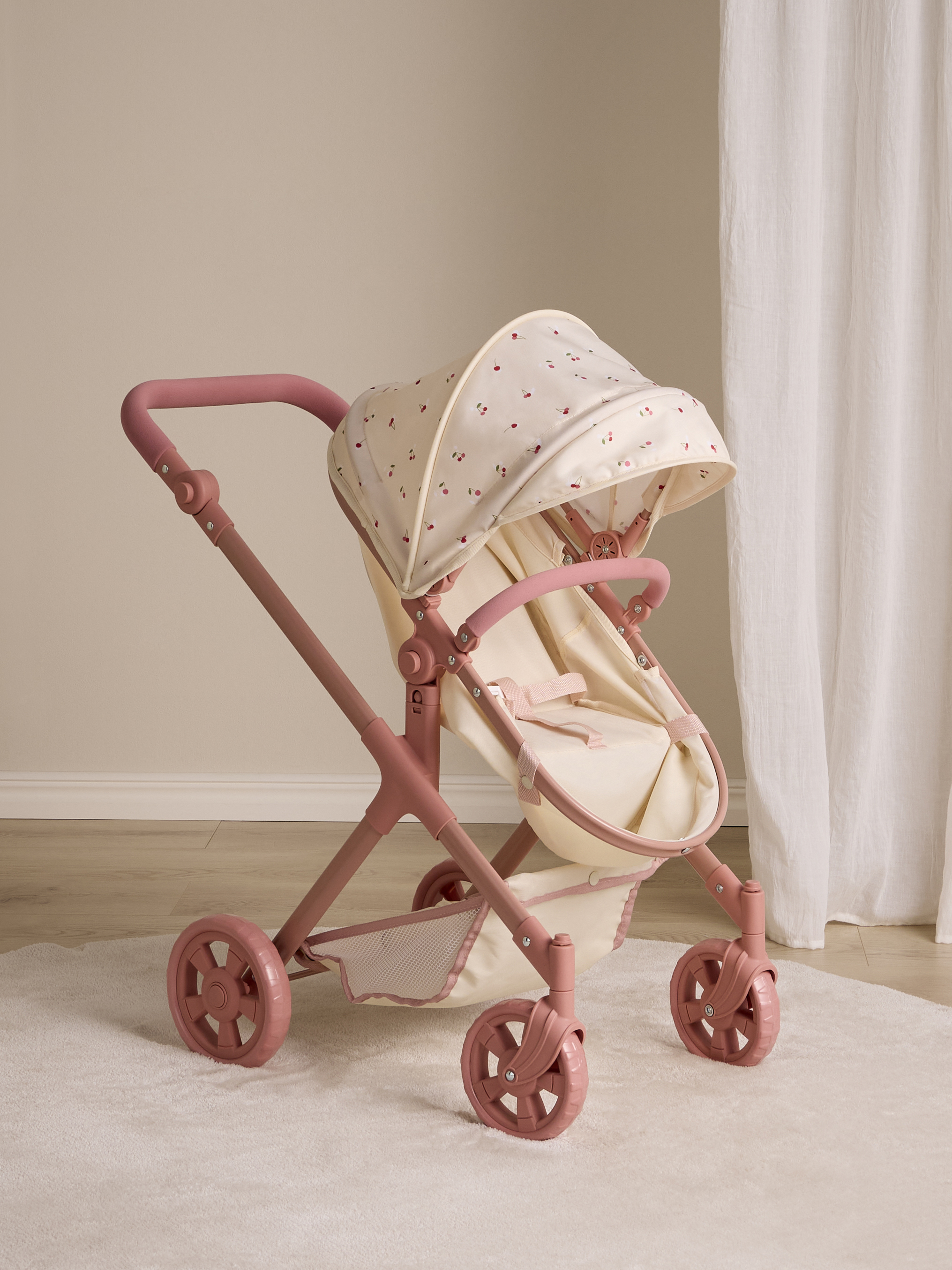 Cloudberry Castle 2-in-1 Puppenwagen, Rosa