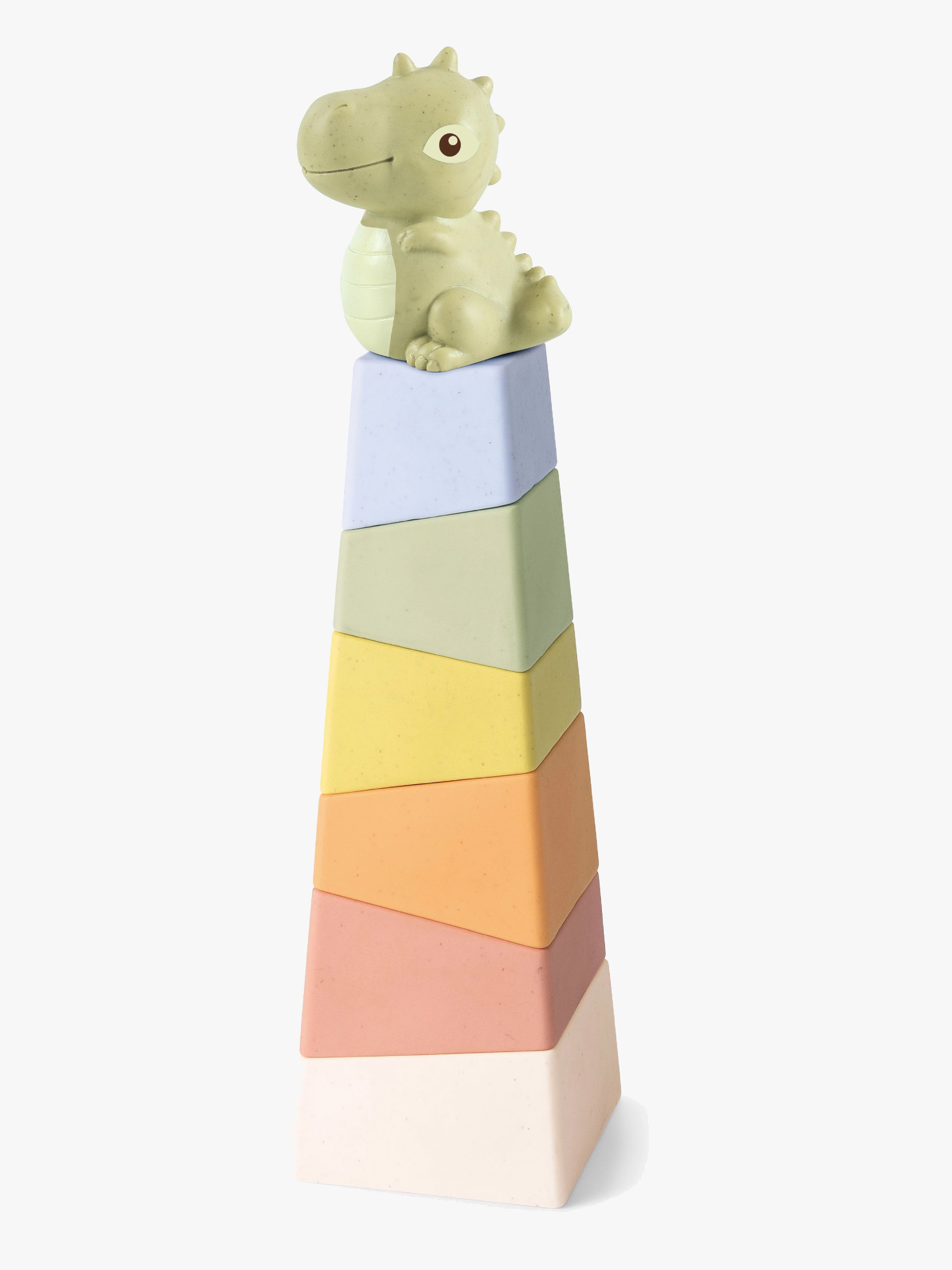 Kinder and Kids Stapelwürfel Dinosaurier, Mehrfarbig, Babyspielzeug