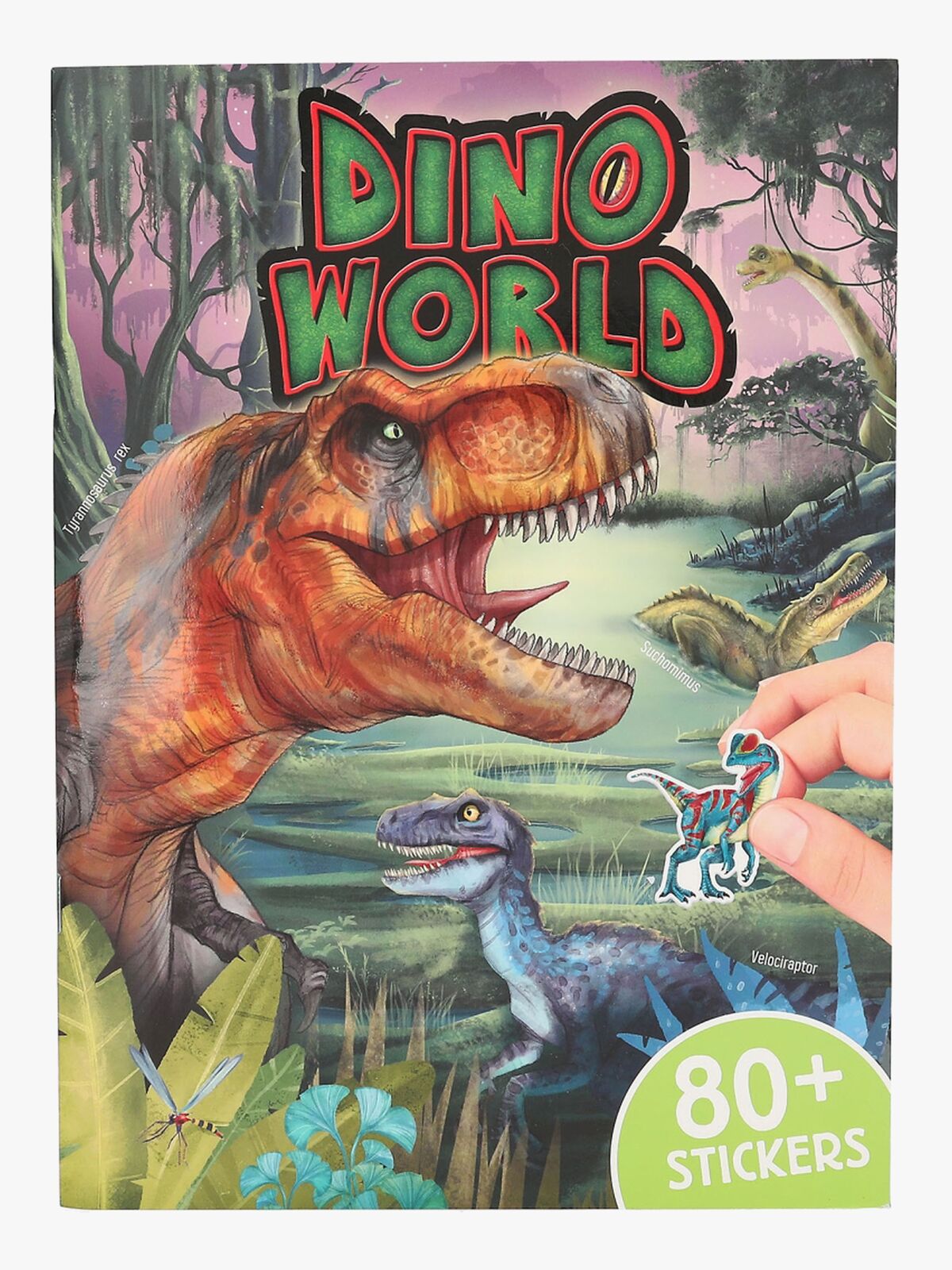 Dino World Bastelbuch mit Schaumstickern