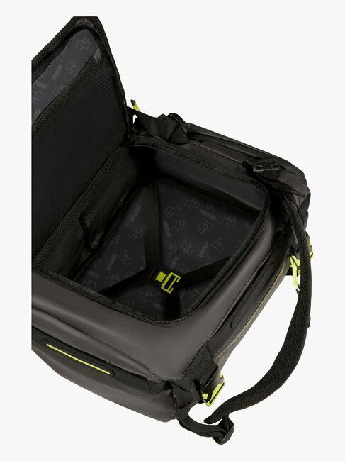 American Tourister Urban Track Duffle Rucksack 31L, Black/Lime