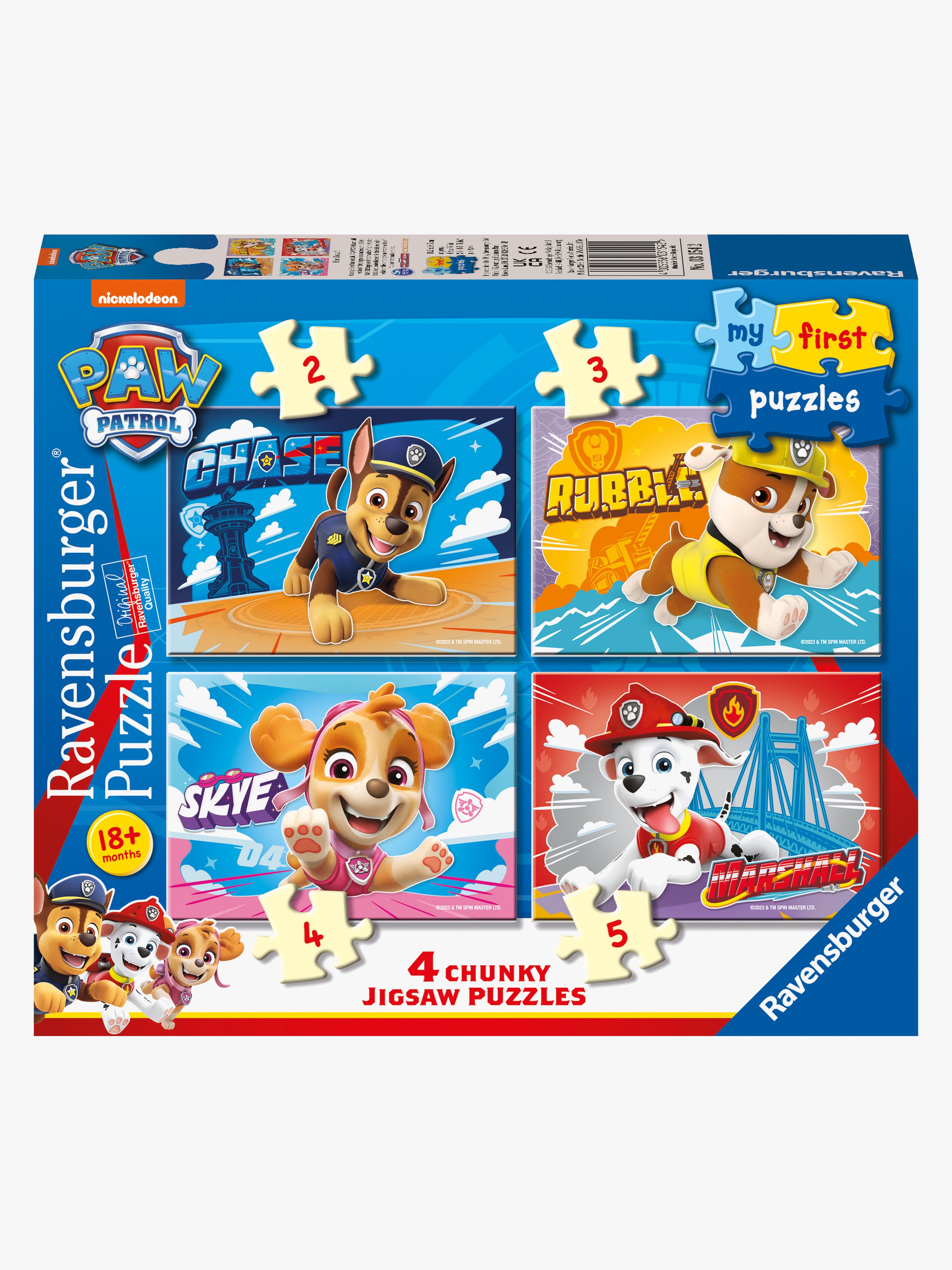 Ravensburger My First Puzzles Paw Patrol Puzzles 4-in-1