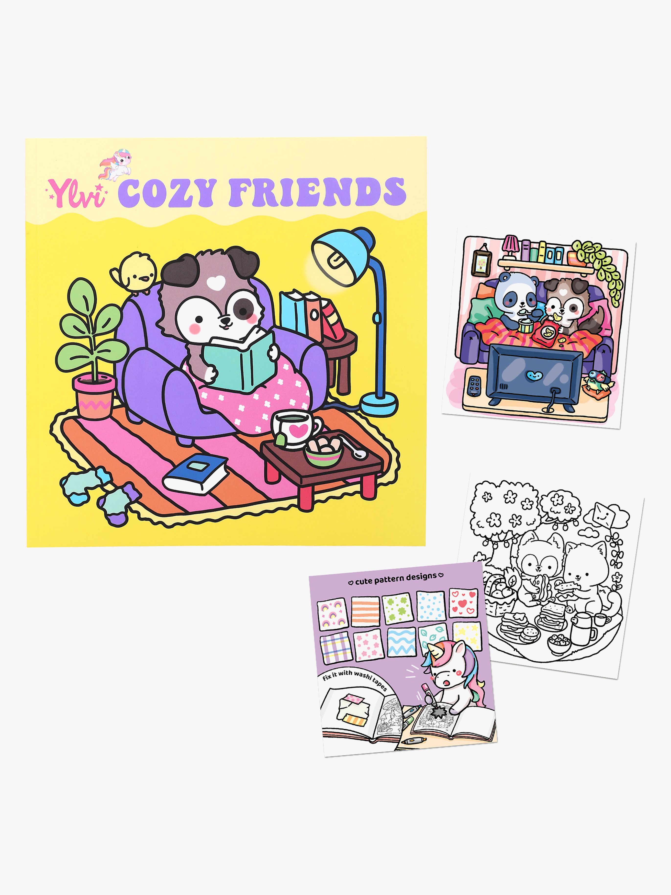 Cozy Friends Malbuch