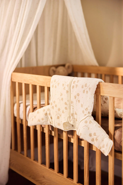 Jollein Schlafsack mit abnehmbaren Ärmeln Rund 60 cm, Leafy Dreams