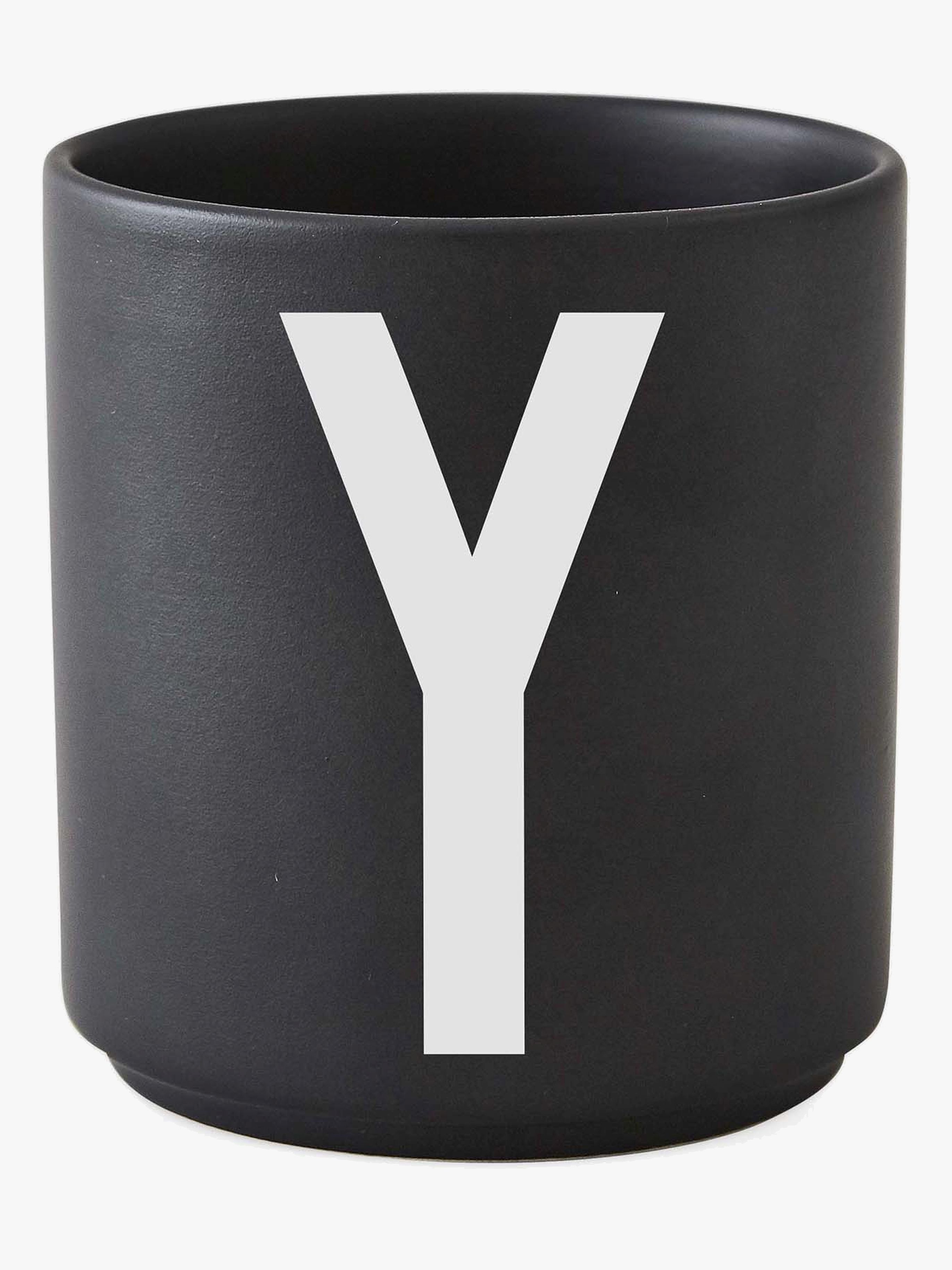DL Becher Keramik Y, Schwarz